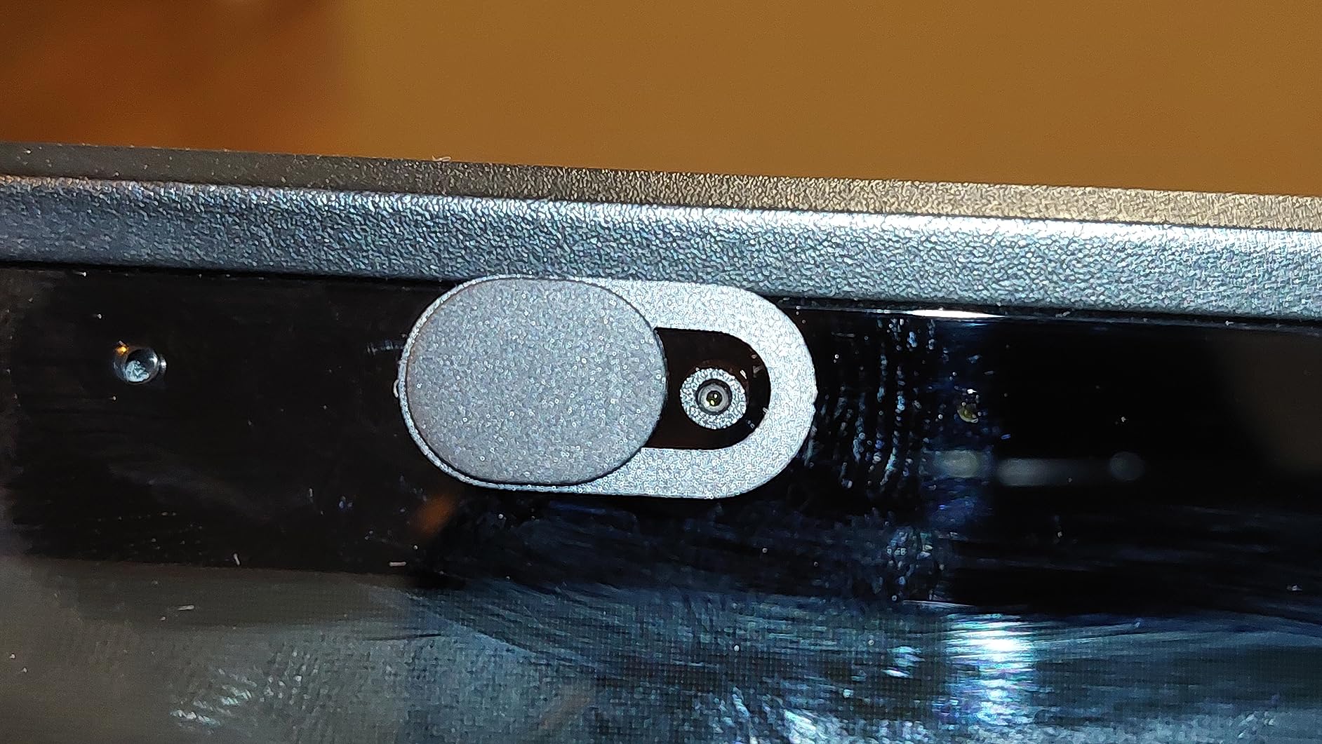 Laptop Camera Cover Slide, Phone Camera Cover Slide, 6 Pack Ultra Thin Webcam Cover Slide for Laptop, Desktop, PC, Tablet, Smartphone, Protect Your Privacy and Security(Black) customer photo 2