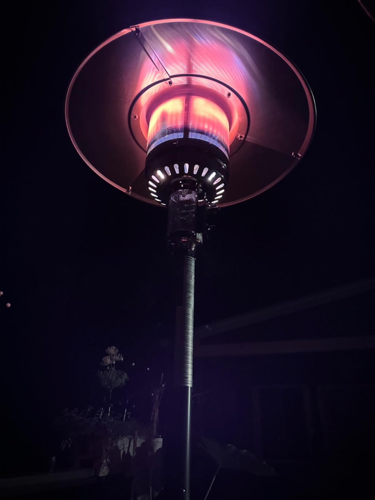 EAST OAK 50,000 BTU Patio Heater with Sand Box, Table Design, Double-Layer Stainless Steel Burner, Wheels, Triple Protection System, Outdoor Heater for Home and Residential, Pinecone customer photo 2