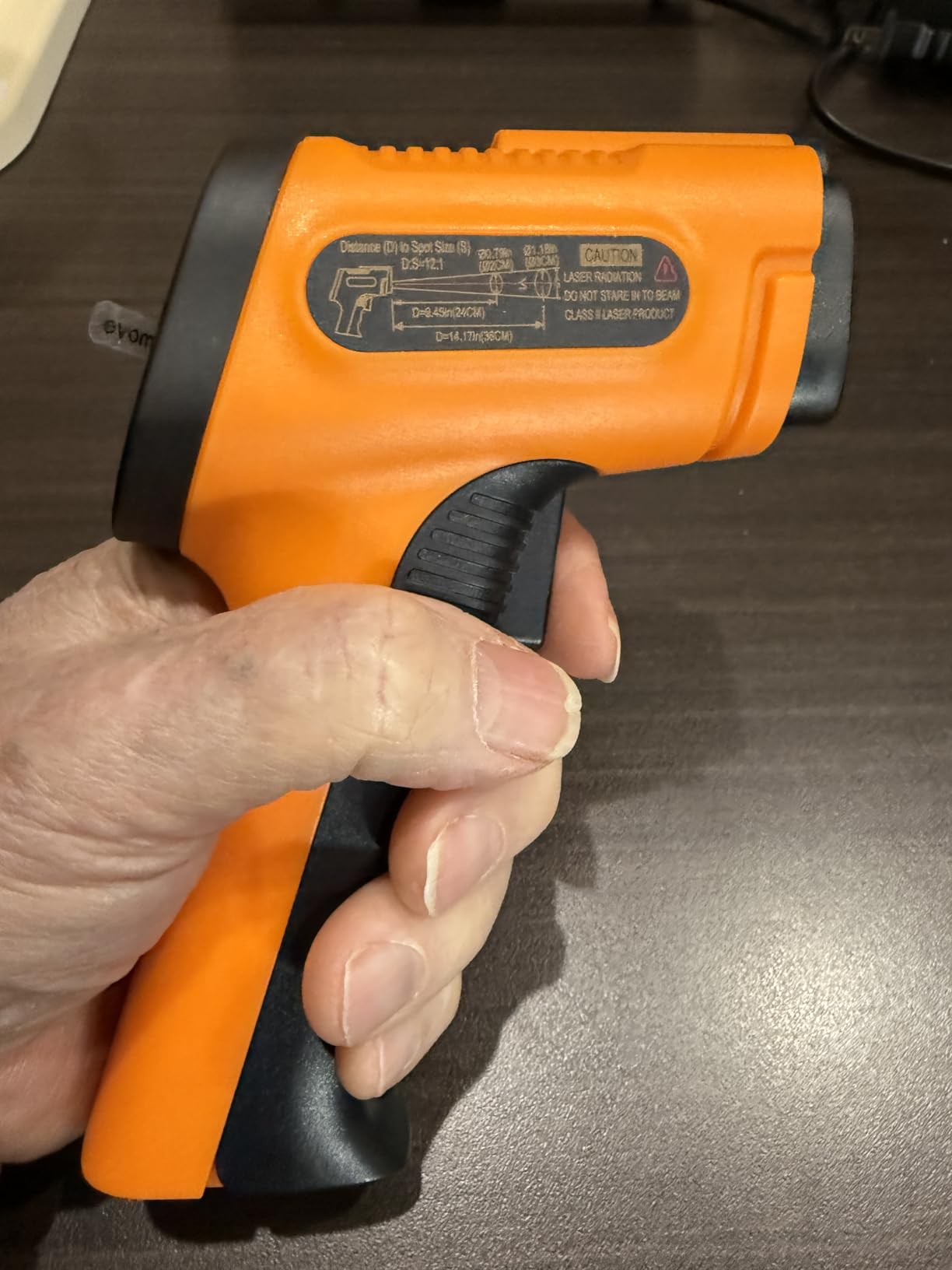 TempPro TP450 2 Laser Temperature Gun for Cooking, 16:1 D:S Ratio Infrared Thermometer Gun for Pizza Oven, Laser Thermometer Gun with Adjustable Emissivity Temp Gun -58 to 1022℉(Previously ThermoPro) customer photo 2