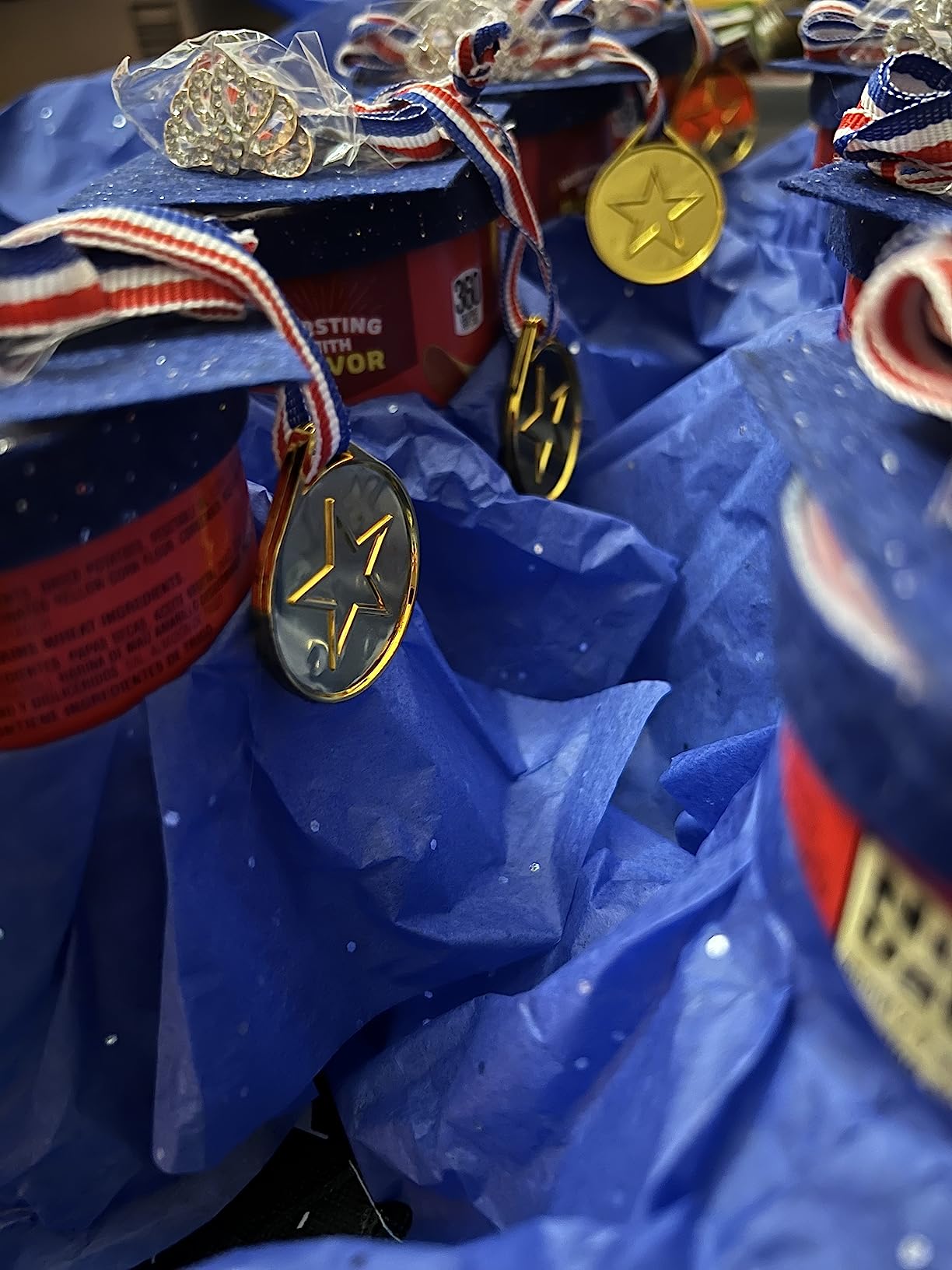 40 Pieces Plastic Gold Winner Award Medals Bulk for Sports, Games Competitions, Party Favors and Decorations customer photo 2