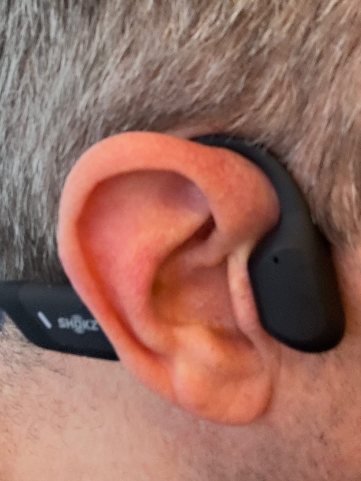 SHOKZ OpenRun Pro - Bone Conduction Headphones, Open-Ear Bluetooth Wireless Sport Headphones for Running and Workout, Sweat Resistant, Long Battery Life, Premium Deep Bass, Mic customer photo 1