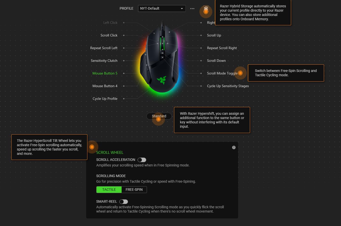 Razer Basilisk V3 Customizable Ergonomic Gaming Mouse with Chroma RGB Lighting - 26K DPI Optical Sensor - 11 Programmable Buttons customer photo 1