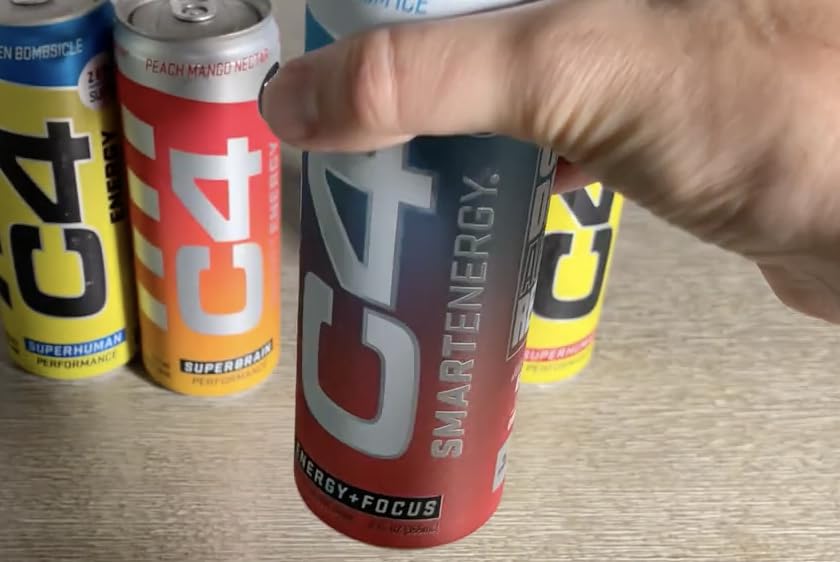 Cellucor C4 Smart Energy Drink - Sugar Free Performance Fuel & Nootropic Brain Booster, Coffee Substitute or Alternative | Cherry Berry Lime 12 Oz - 12 Pack customer photo 1