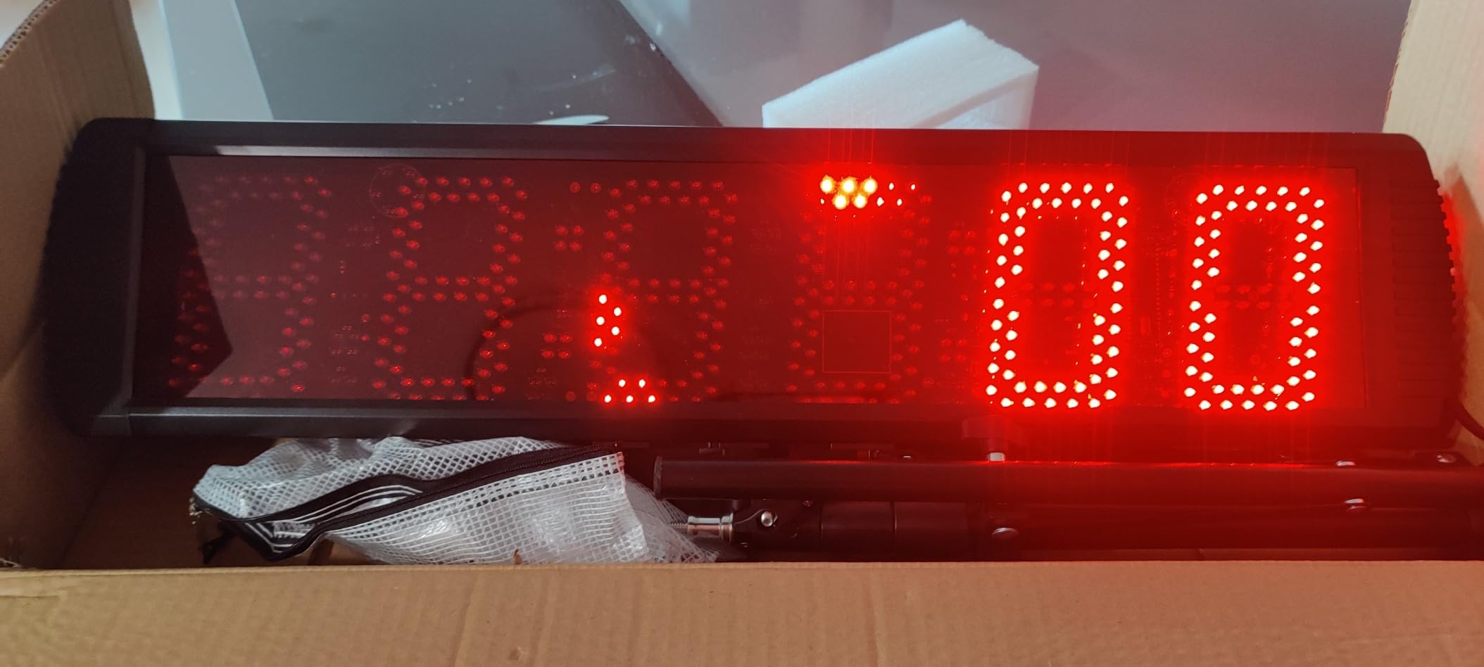 Race Clock with Tripod for Running Events, Large LED Stopwatch with Remote, Countdown/Count up Gym Timer for Home, Wall Digital Time Clocks customer photo 1