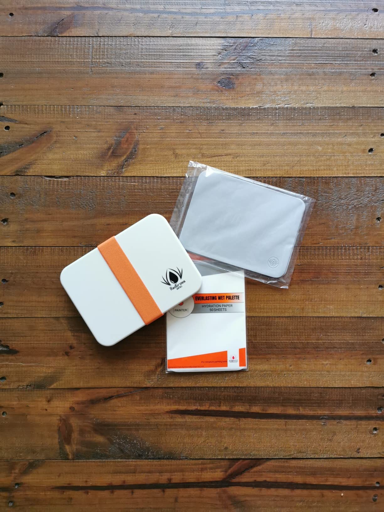 Redgrassgames Everlasting Wet Palette for Miniature Painting and Acrylic Paints - Painter Lite 8.9