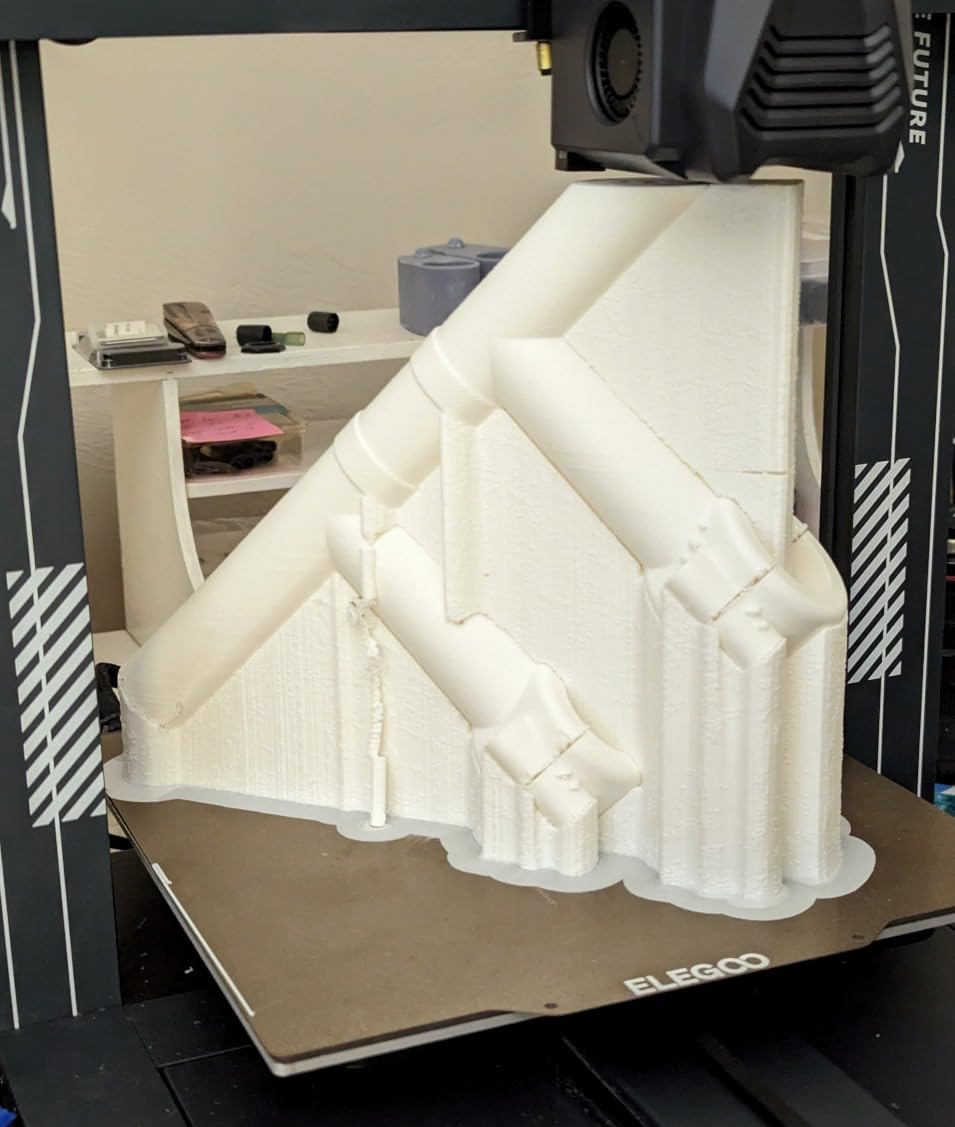 Polymaker ABS Filament 1.75mm Black 3D Printer Filament 1.75mm Heat Resistant 1kg - PolyLite ABS 3D Printing Filament 1.75mm, Strong & Durable, Dimensional Accuracy +/- 0.03mm customer photo 2