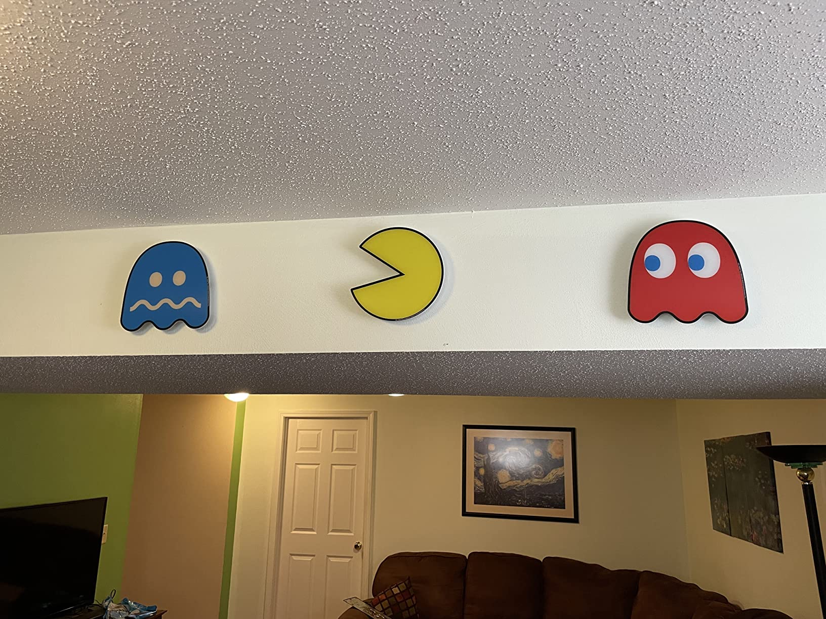 ARCADE1UP PAC-MAN Silhouette Wall Lights - Set of 3 customer photo 1