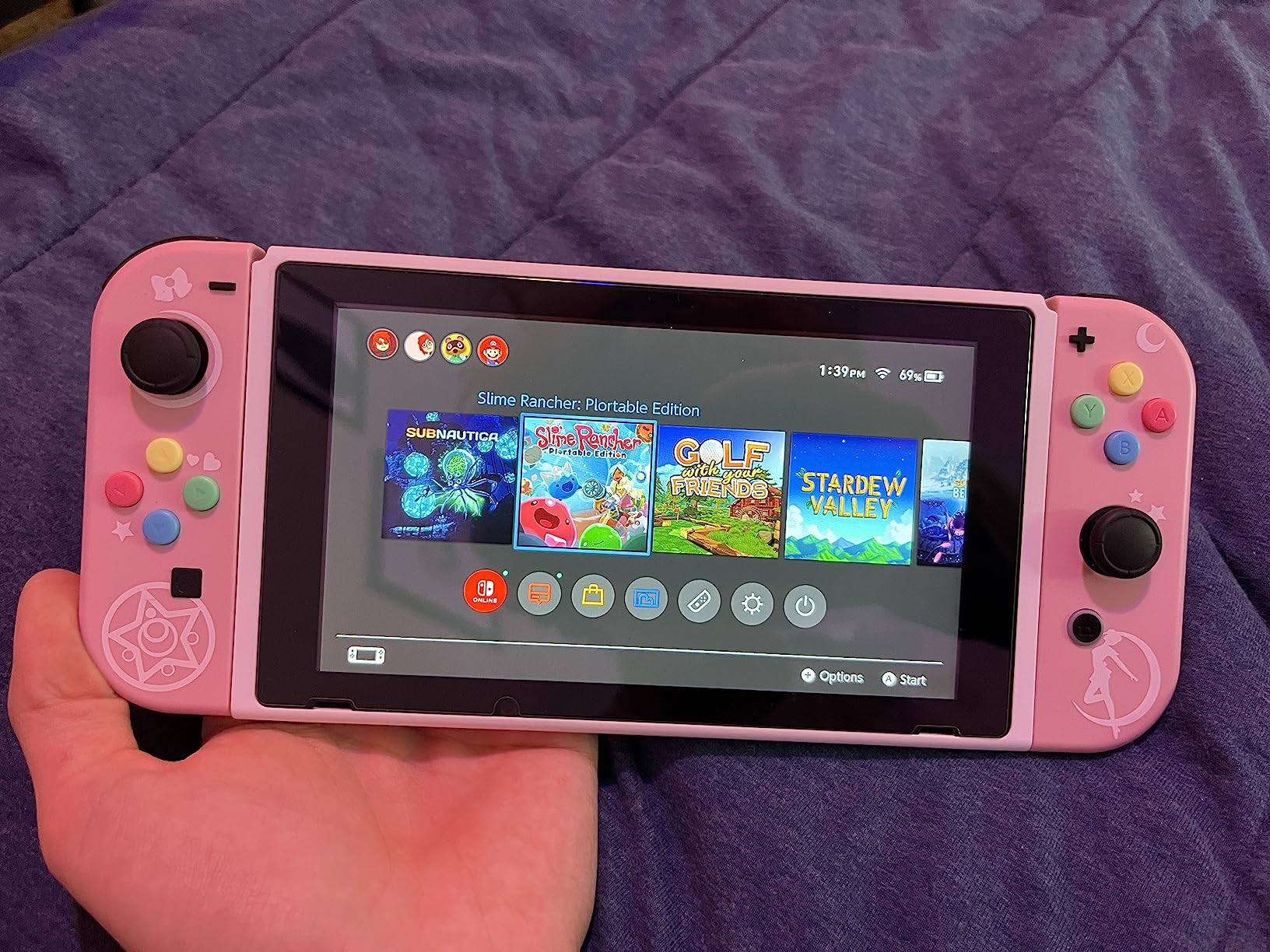 LCD Screen Replacement for NS Switch, LCD Screen Display Glass Assembly Accessories for NS Switch Console(Only LCD Screen and Not for Switch Lite)(Remove The 2 Films Before Installation) customer photo 1