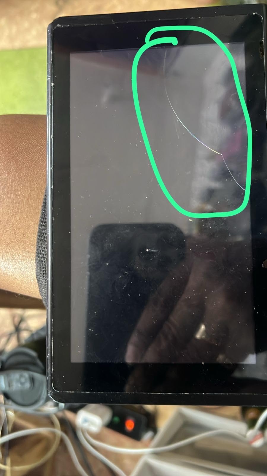 LCD Screen Replacement for NS Switch, LCD Screen Display Glass Assembly Accessories for NS Switch Console(Only LCD Screen and Not for Switch Lite)(Remove The 2 Films Before Installation) customer photo 2