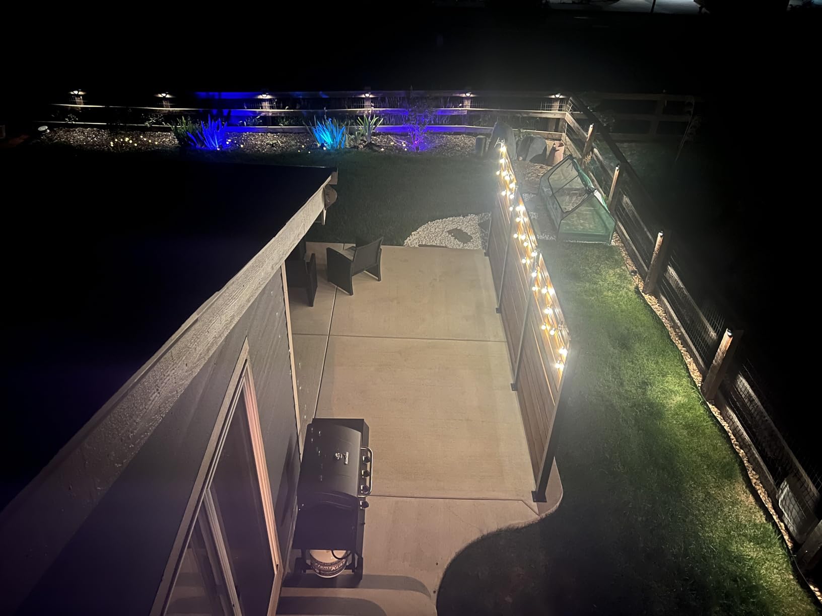 CLOUDY BAY [12 Pack] 3CCT Low Voltage LED Deck Lights Outdoor,2700K/3500K/5000K Selectable,Landscape Step Stair Railing Fence Light Wired,3W,12V-24V AC/DC Deck Lighting Fixtures customer photo 1