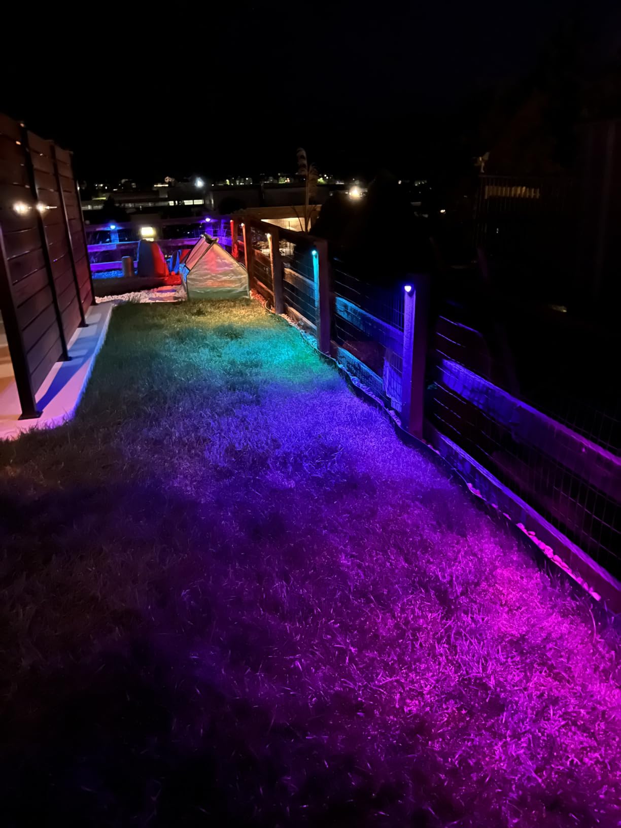 CLOUDY BAY [12 Pack] 3CCT Low Voltage LED Deck Lights Outdoor,2700K/3500K/5000K Selectable,Landscape Step Stair Railing Fence Light Wired,3W,12V-24V AC/DC Deck Lighting Fixtures customer photo 2