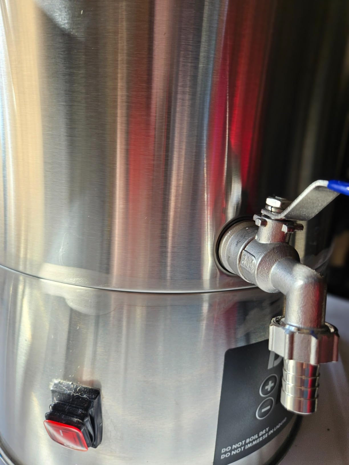 KegLand DigiBoil Electric Kettle - 35 Liters / 9.25 Gallons (110V), 1500W Power, Digital Temperature Control, Stainless Steel, Beer Brewing Machine, Water Heater, Compatible for Distillation(BE501) customer photo 2