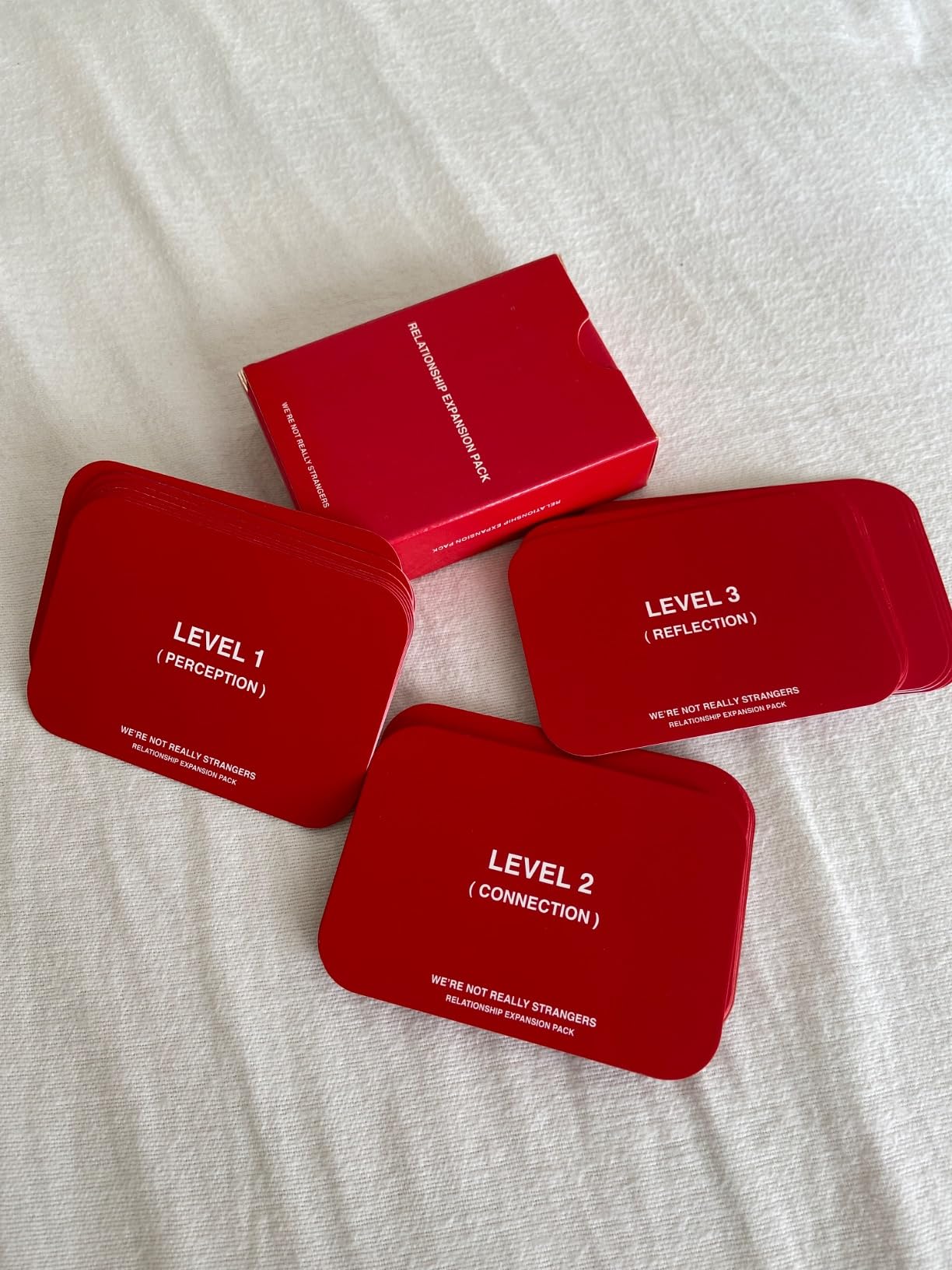 WE'RE NOT REALLY STRANGERS Honest Dating Expansion Pack Card Game - 50 Cards & Wild Cards - Conversation Cards for Couples customer photo 2