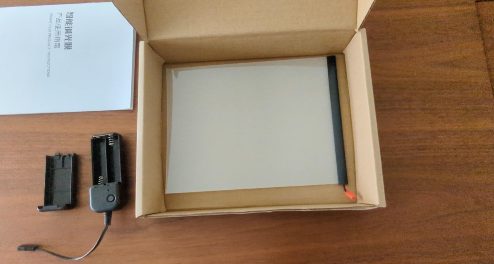 Switchable Adhesive Smart Film PDLC Electronic Smart Tint Glass Sticker for Home Office Window, 6Inch x 8.2Inch customer photo 2