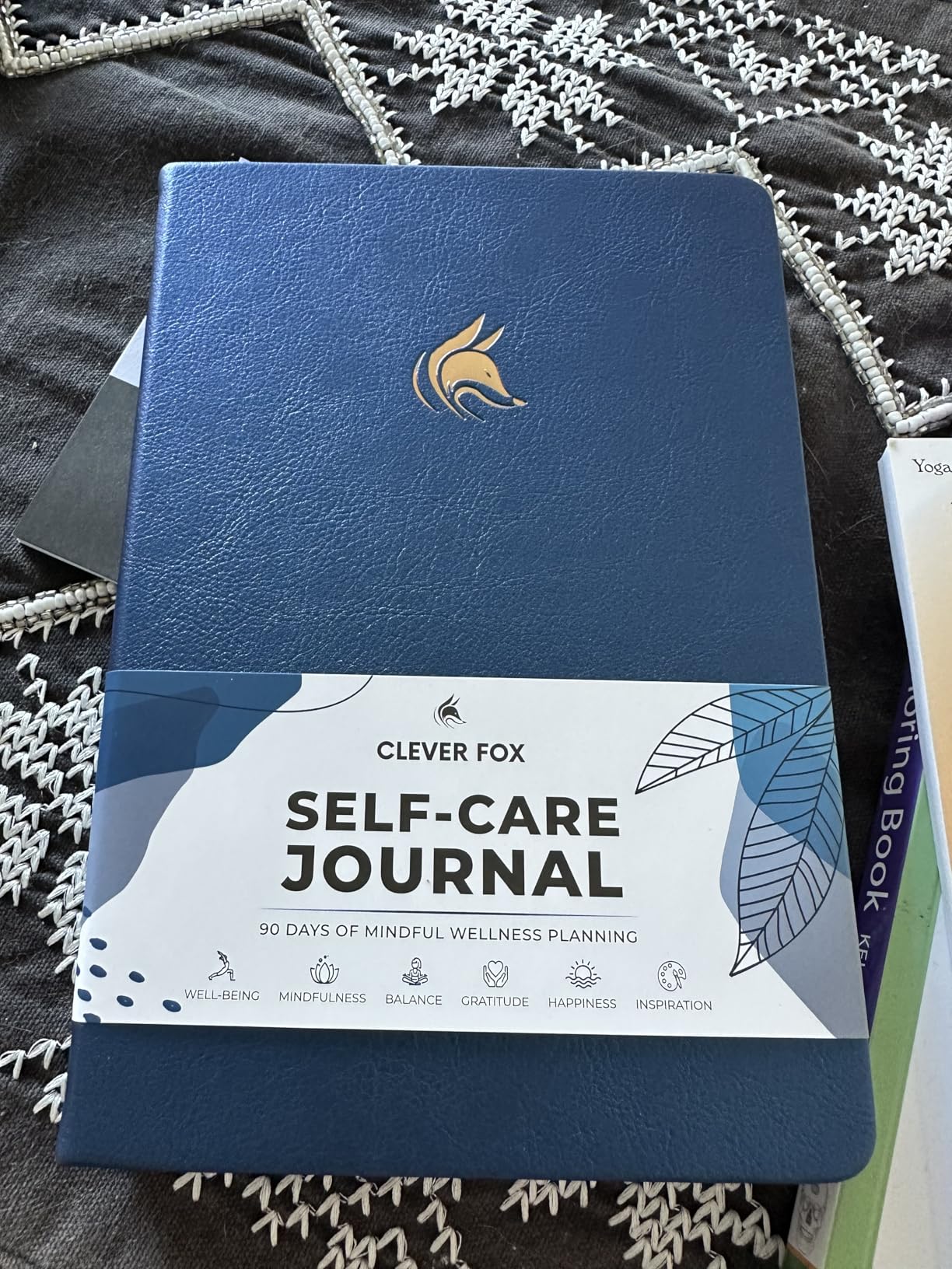 Clever Fox Self-Care Journal - Daily Reflection Notebook - Mental Health & Personal Development Planner, Meditation & Mood Log, A5 (Light Pink) customer photo 1