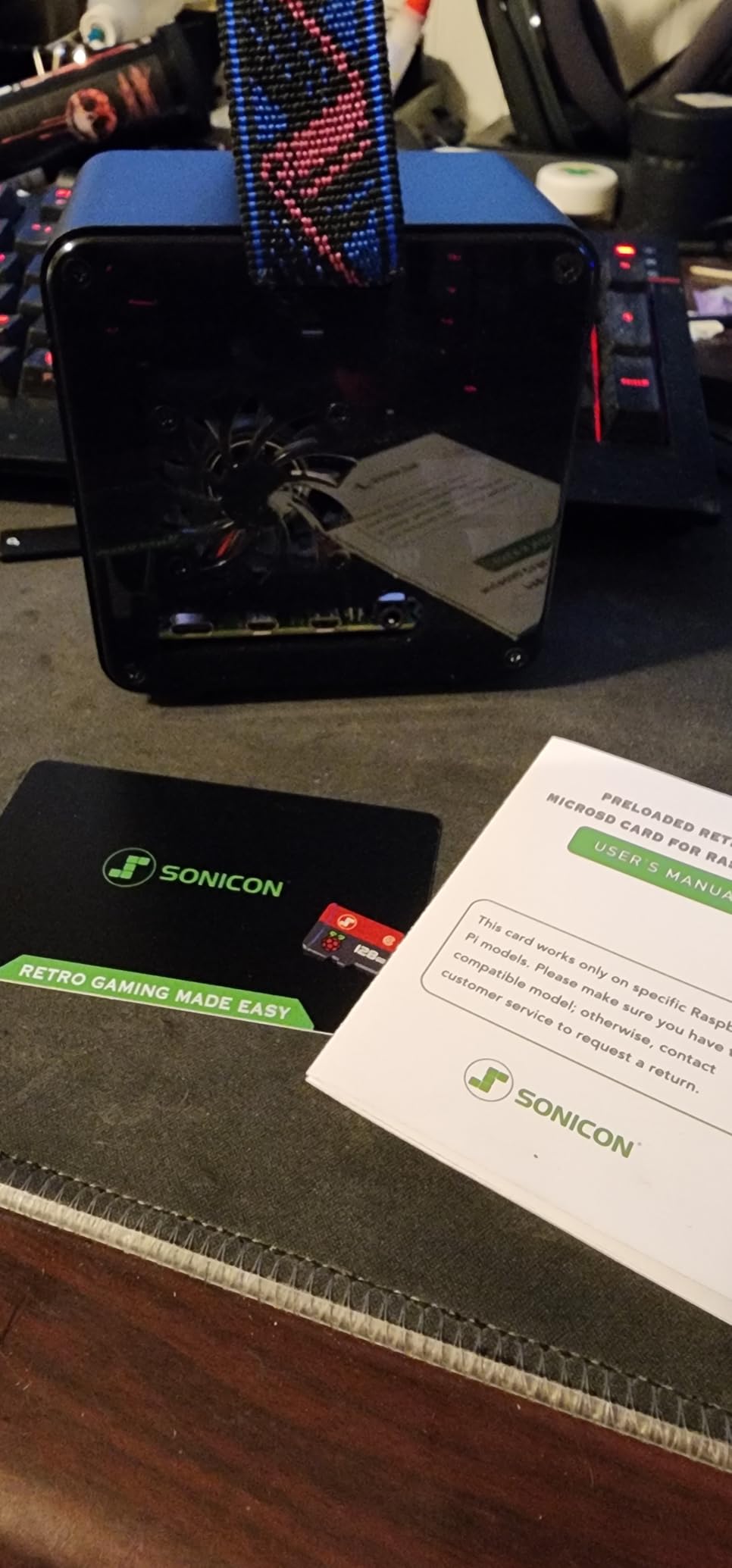 Sonicon Preloaded RetroPie Batocera Emulator MicroSD Card w/NES/SNES/Sega/GB/Atari/Arcade/Mame/Genesis/N64, Plug&Play (128GB, for Raspberry Pi 4/4b+/400) customer photo 1
