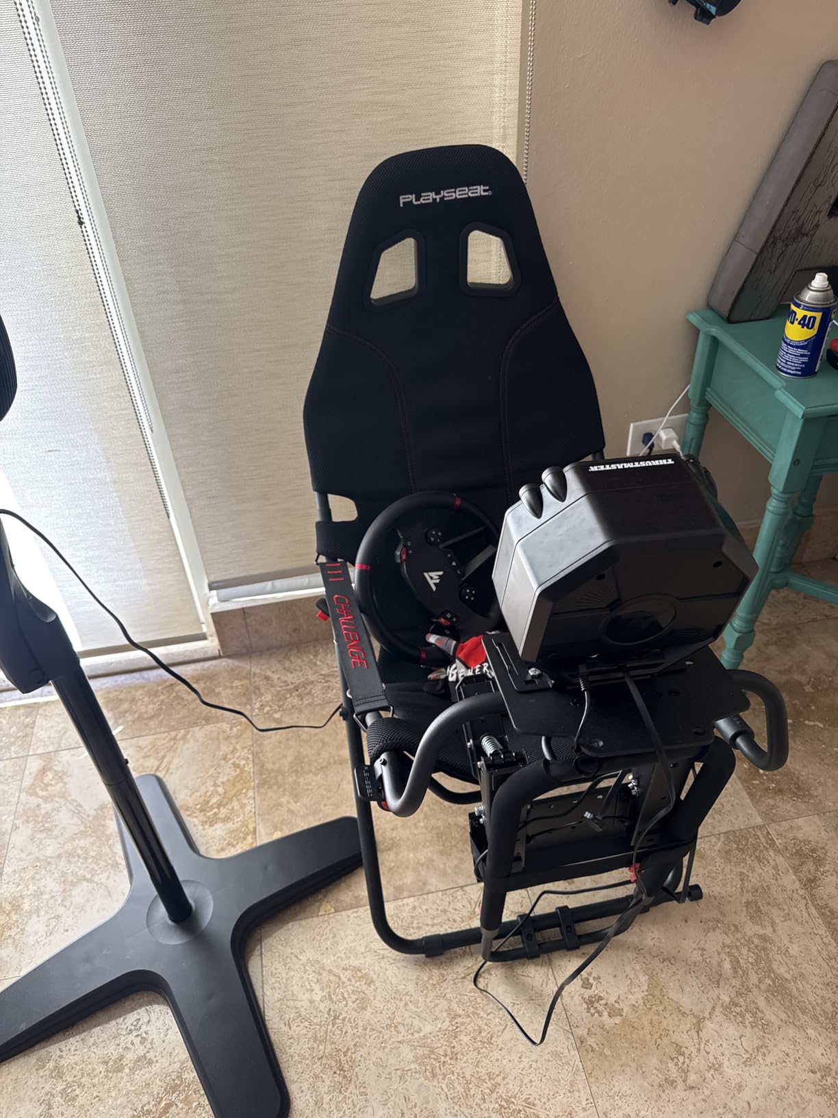 PLAYSEAT Challenge Racing Simulator Cockpit | Foldable & Adjustable | for High Performance Sim Racing | Compact & Flexible | Supports All Steering Wheels & Pedals | for PC and Console customer photo 1