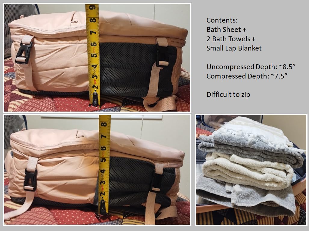 Taygeer Travel Backpack for Women, Carry On Backpack with USB Charging Port & Shoe Pouch, TSA 15.6inch Laptop Mochila Flight Approved, Nurse Bag Casual Daypack for Weekender Business Hiking, Pink customer photo 2