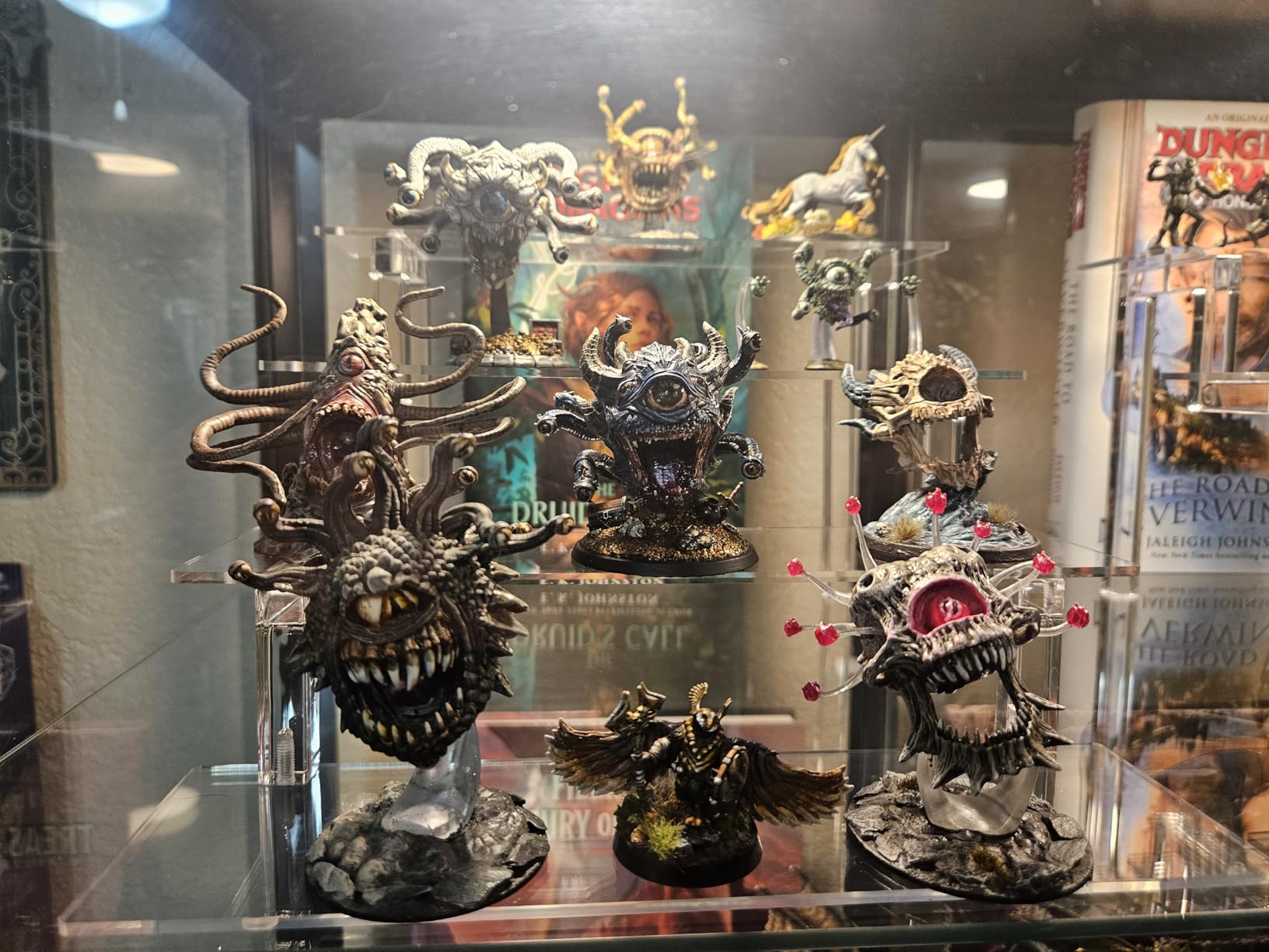 Kcrystenia Perfume Organizer Stand, 4 Tier Display Riser Shelf Compatible with Funko POPs Amiibo Nendoroids, Clear Acrylic Risers Display Stand, Lotion Holder Cupcake Shelf Shot Glass customer photo 1