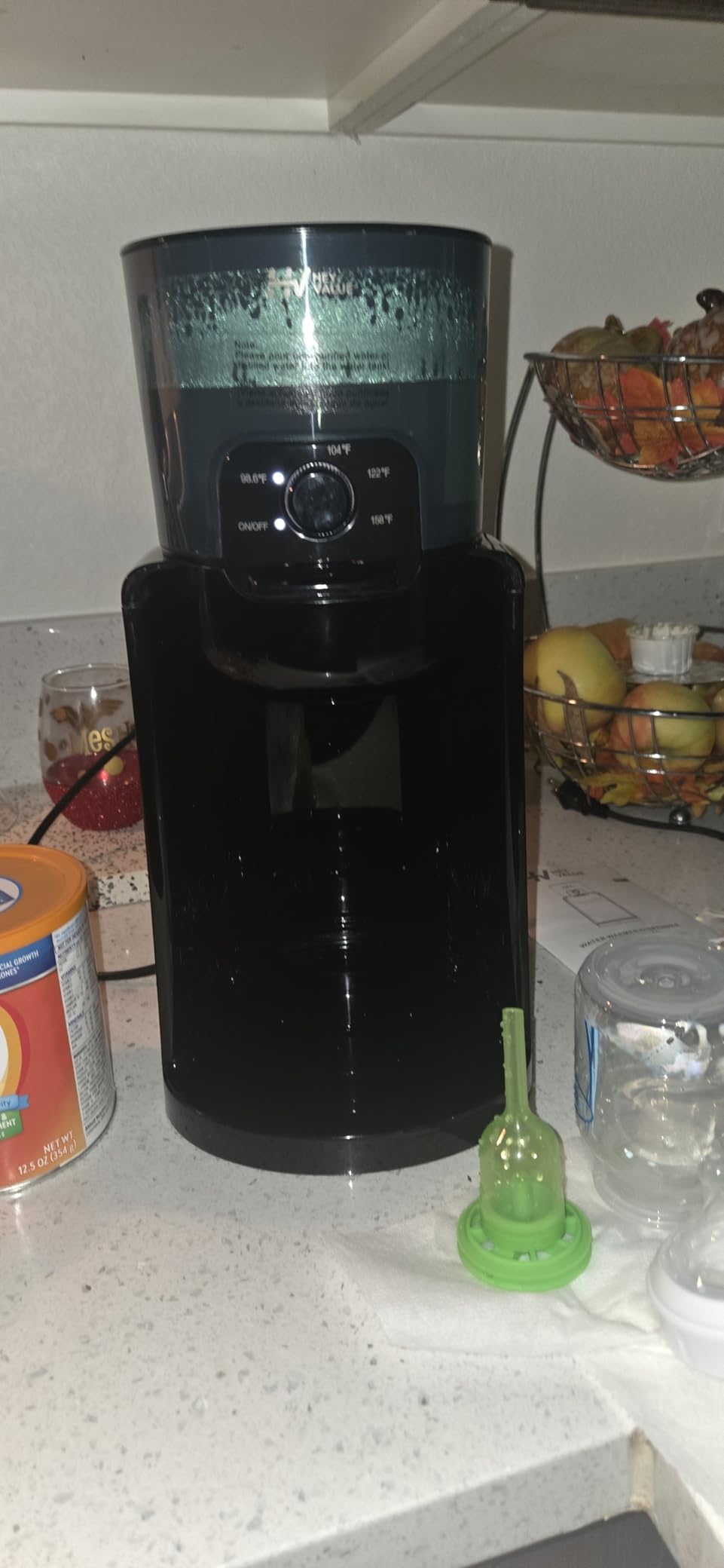 Water Warmer, HEYVALUE Baby Bottle Warmer, Formula Maker with Night Light, 4 Temperature Control & 72H Keep Warm, Detachable Tank, Instantly Dispenses Warm Water, Feed Baby More Easier and Healthier customer photo 1