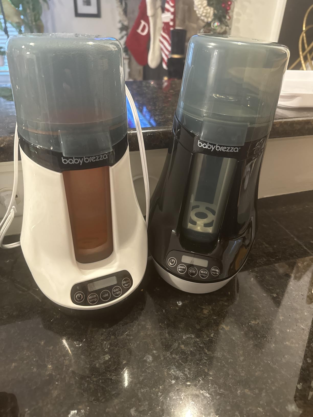 Baby Brezza Fast Baby Bottle Warmer - Baby Milk + Breastmilk Warmer Defroster - 2 Unique Temperatures for Breastmilk + Formula - Universal Fit for All Bottles, Bags + Jars customer photo 1