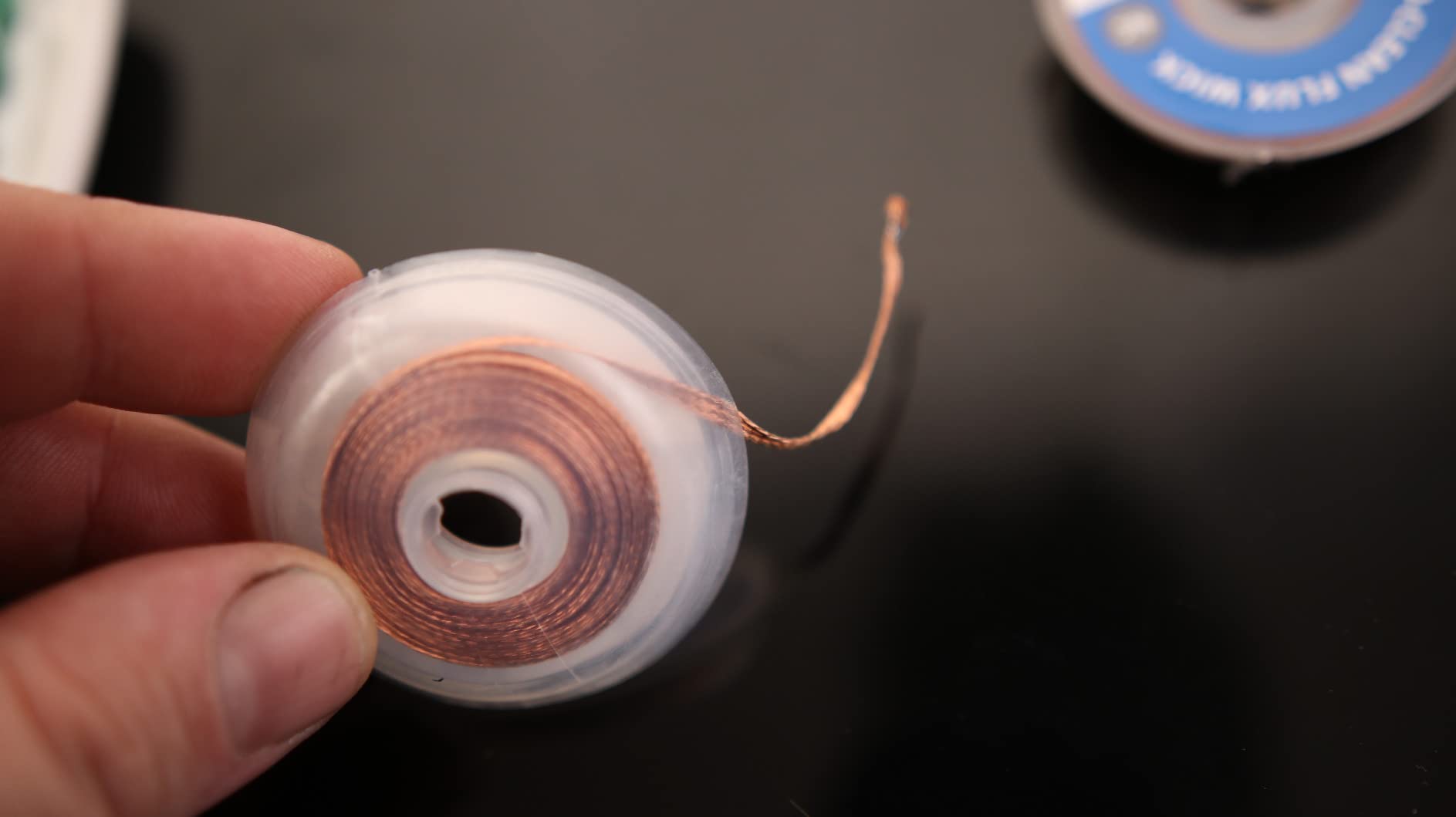 SRA Soldering Wick with Flat Woven Copper Desoldering Braid Strip and No Clean Flux for Easy Damage-Free Solder Removal - 3 Pack 10 Foot Solder Wick Spool customer photo 1