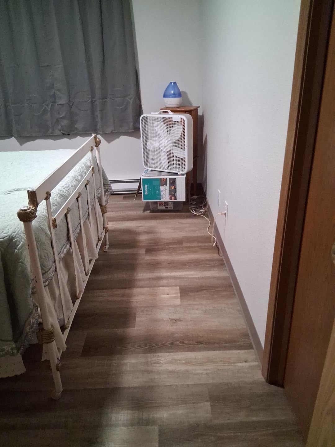 JIUZHEN Blackout Curtains for Bedroom - 60 Inch Extra Wide Thermal Insulated Room Darkening Privacy Soundproof Curtains for Living Room, Set of 2 Panels with Tiebacks, 60 x 84 inches, Navy Blue customer photo 2