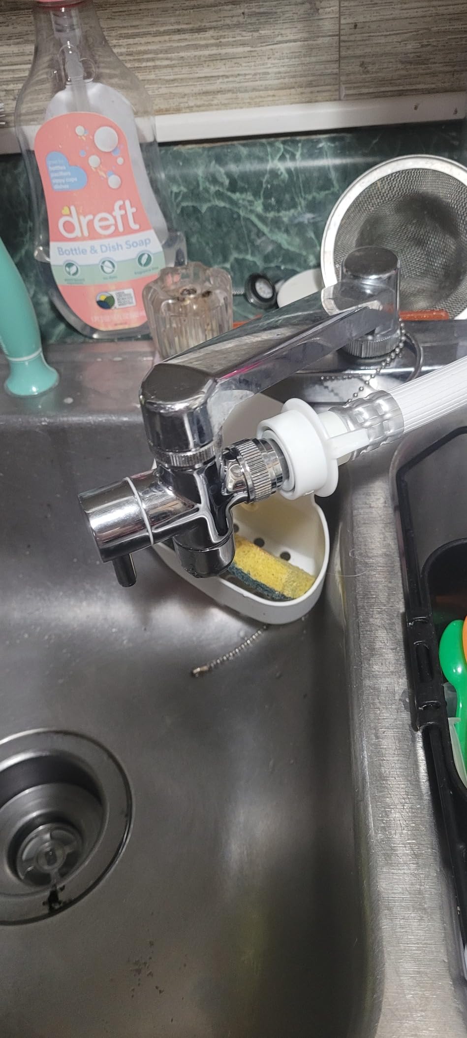 COMFEE' Portable Mini Dishwasher Countertop with 1.32Gal Built-in Water Tank for Apartments& RVs, No Hookup Needed, 6 Programs, 360° Dual Spray, 162℉ High-Temp& Air-Dry Function customer photo 1