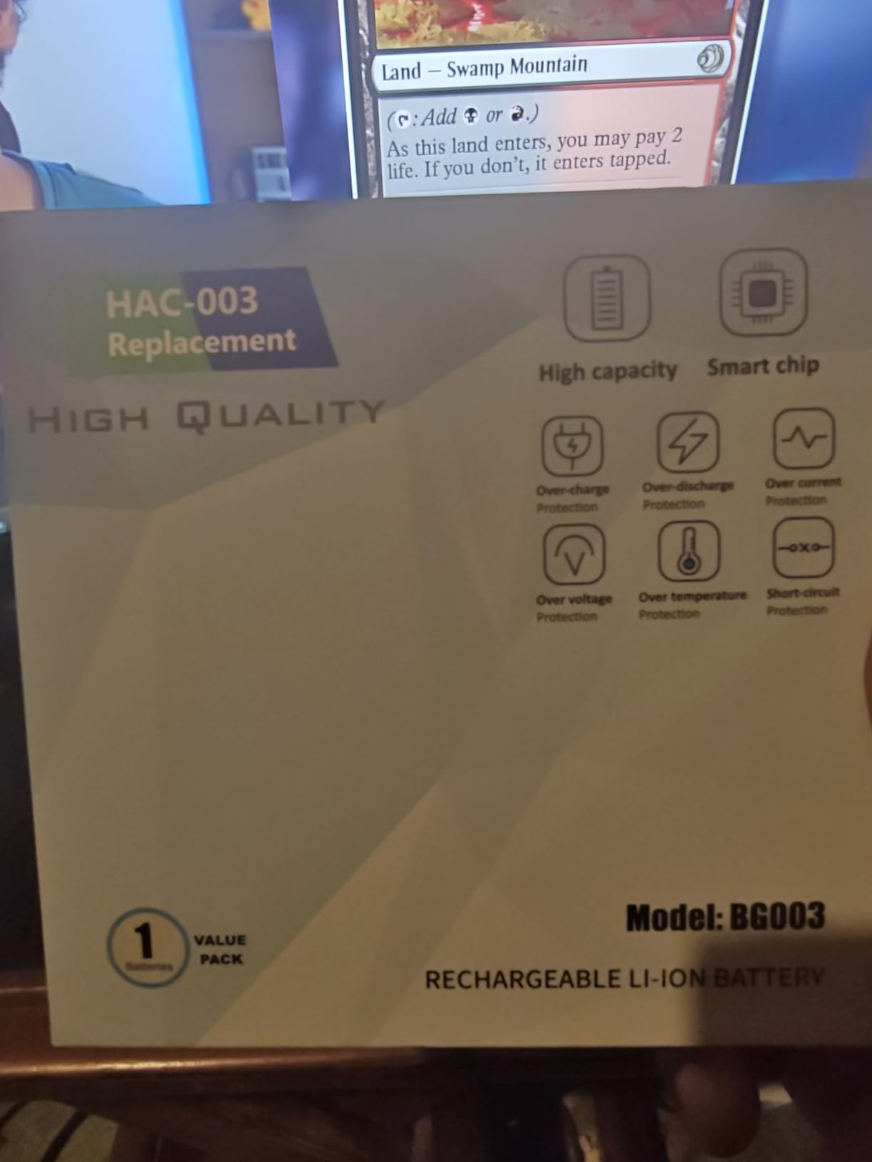 NYI Upgraded 4550mAh HAC-003 Battery Replacement Compatible with Nintendo Switch Console Handhold HAC-001, High Capacity Internal Battery with Installation Tools Kit customer photo 2