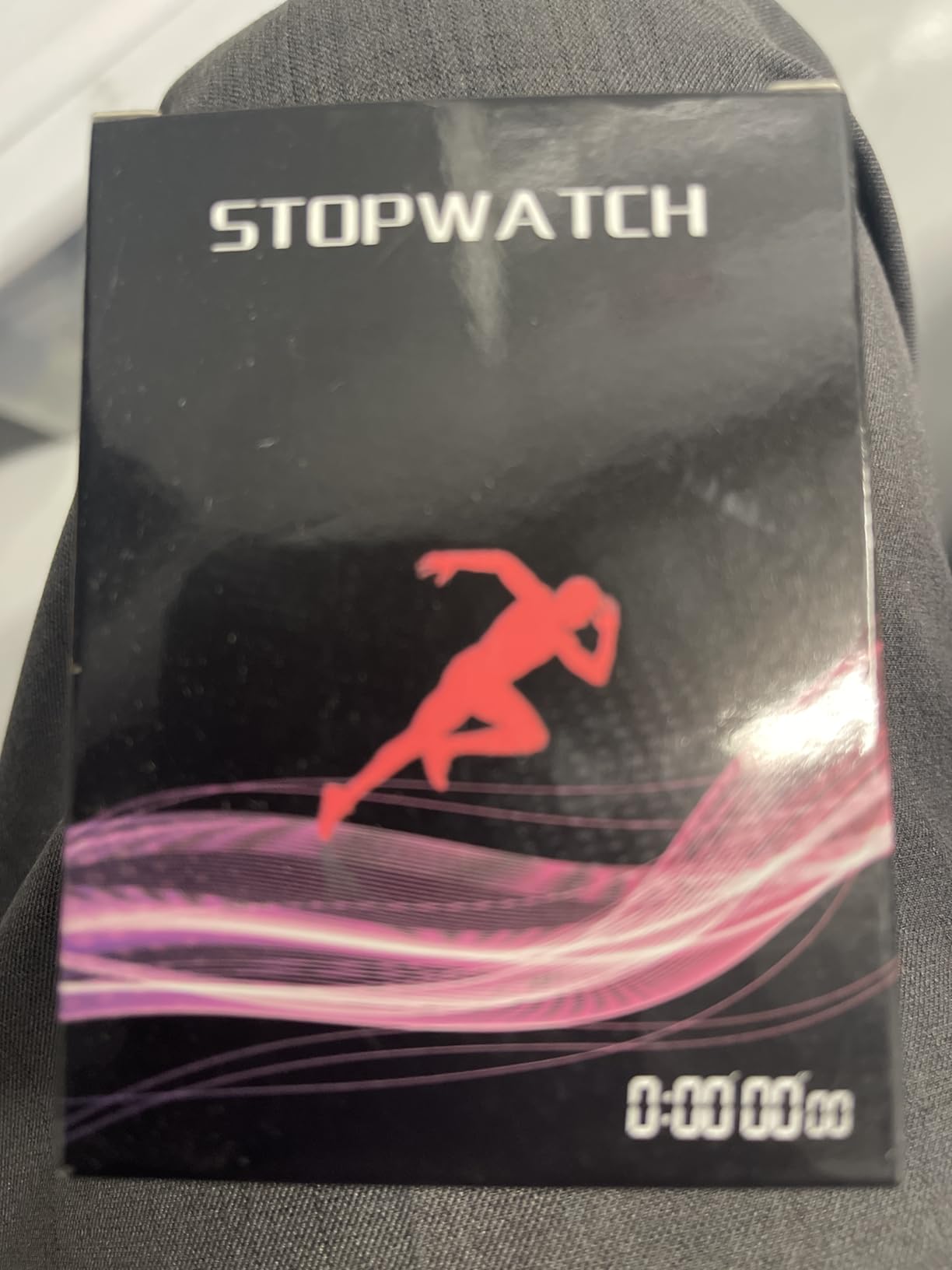 Stopwatch Timer Lap Split Digital Stopwatch with Clock Calendar Alarm, Large Display Stop Watch for Sports Kids Coaches Swimming Running customer photo 1