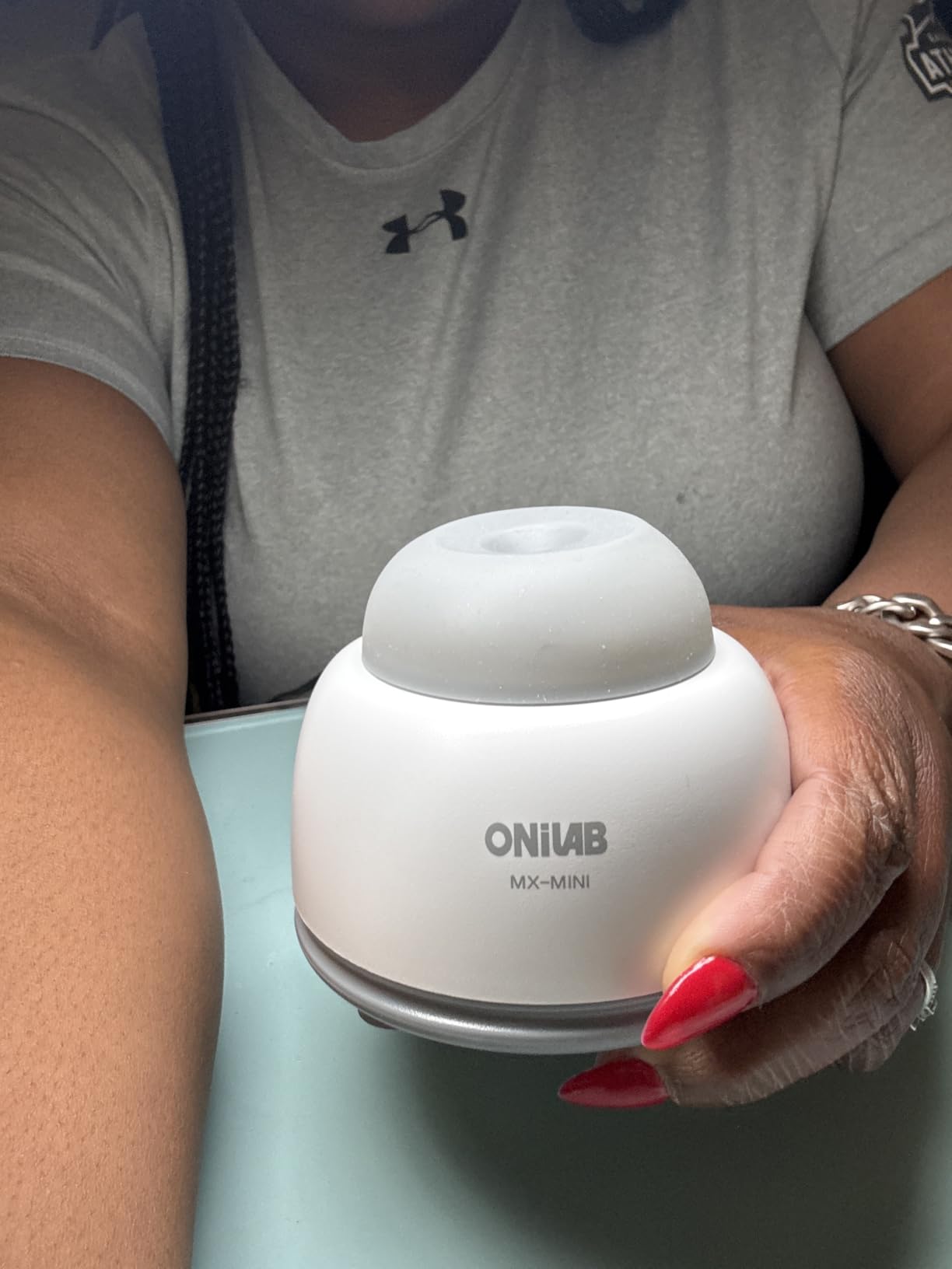 ONiLAB Mini Vortex Mixer with Touch Function, Lab Mixing, Nail Polish,Eyelash Adhesives and Acrylic Paints Mixing, Lab Vortexer for Tubes,Include 120 pcs Stainless Steel Mixing Balls customer photo 1