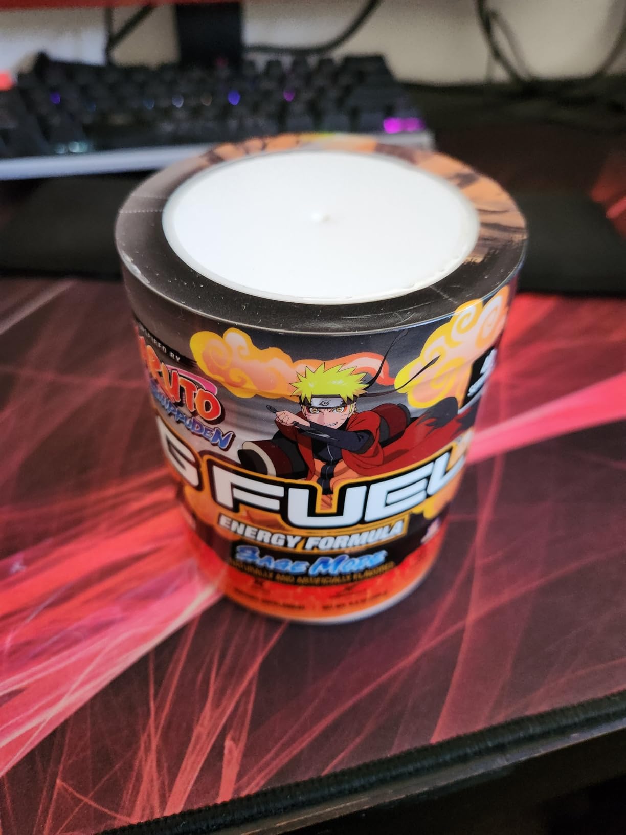 G Fuel Sage Mode Energy Drink Powder, Pre Workout Caffeine Mix for Gaming, Sugar Free Focus Amino, Vitamin + Antioxidants, 9.9oz (Grapefruit + White Peach, 40 Servings) customer photo 1