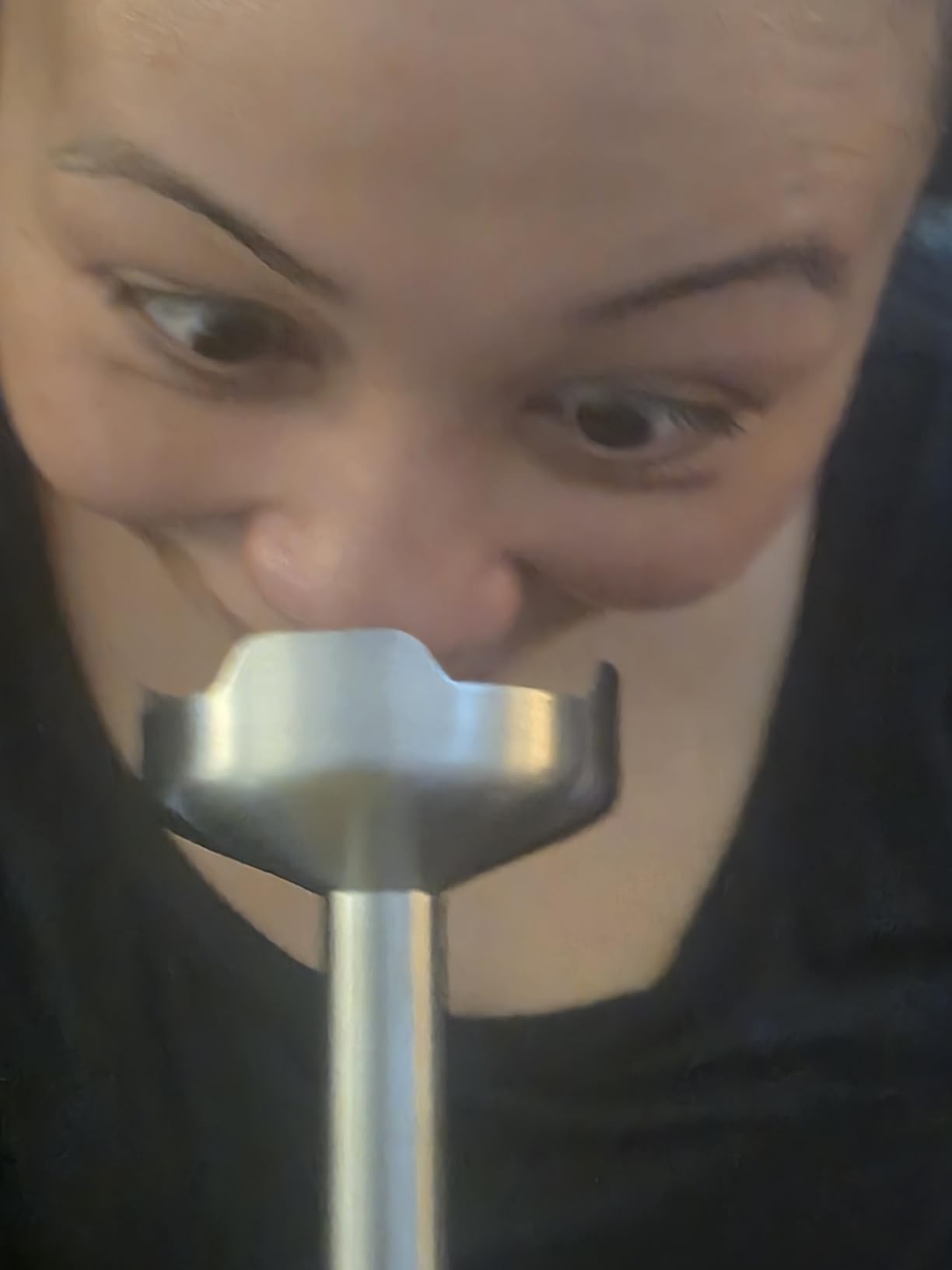 Bonsenkitchen Hand Blender, Immersion Blender with 2 Mixing Speed, Electric Handheld Mixer Portable Stick Mixer with Stainless Steel Blades for Soup, Smoothie, Puree, Baby Food customer photo 2