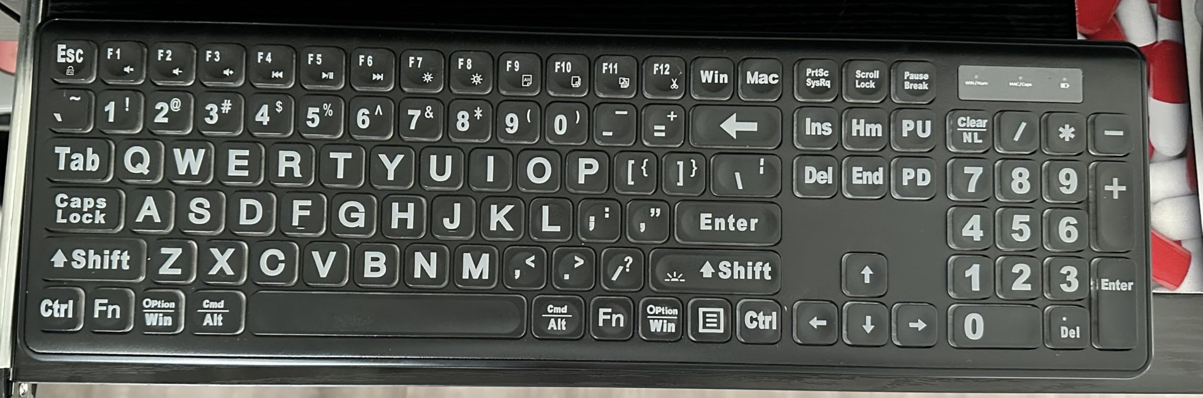 Wireless Keyboard and Mouse Combo, RGB Backlit, Rechargeable & Light Up Letters, Full-Size, Soft Typing, Sleep Mode, 2.4GHz Quiet Keyboard Set customer photo 1