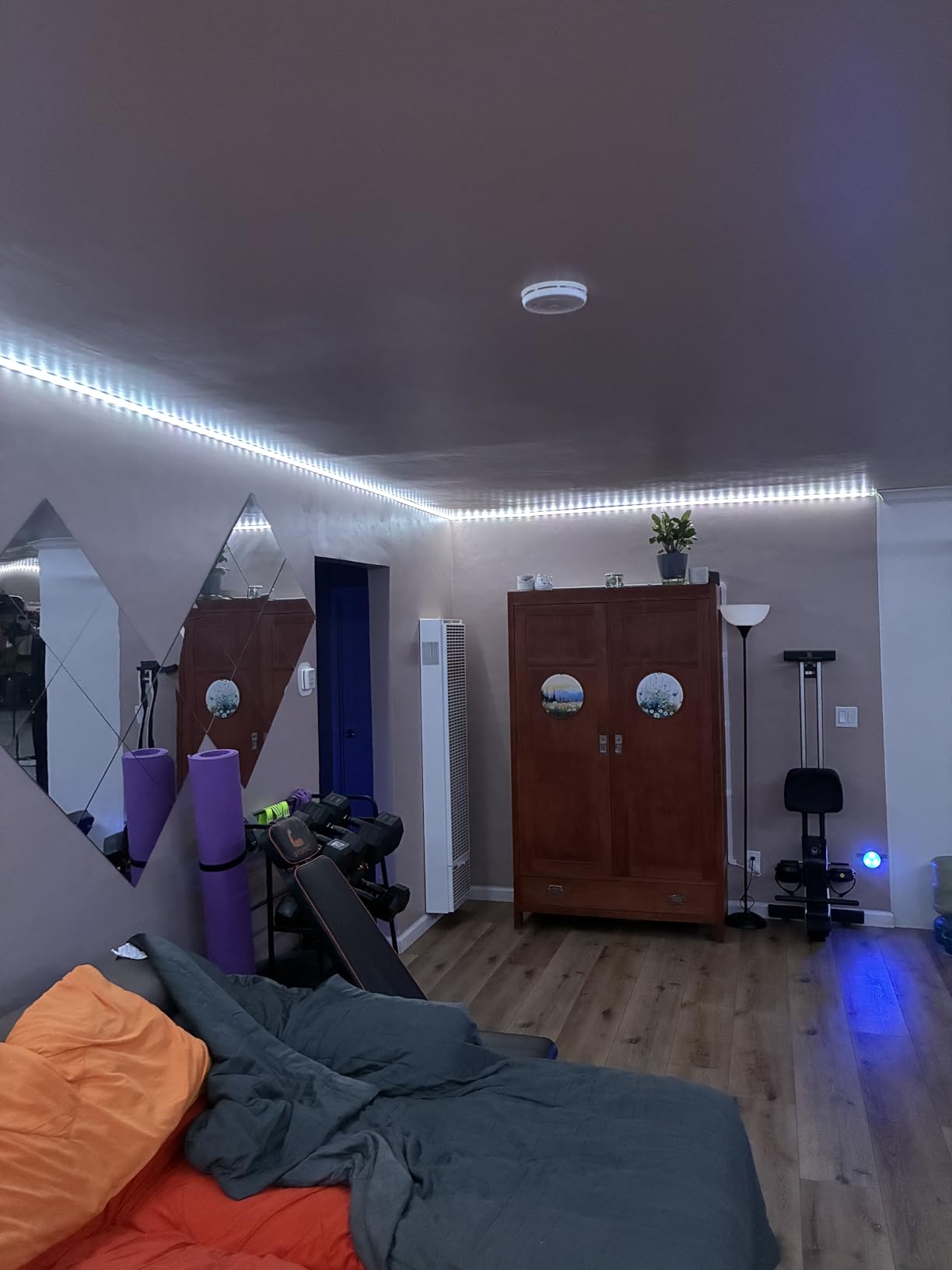 Govee 100ft RGBIC LED Strip Lights, Smart LED Lights Work with Alexa and Google Assistant, LED Lights for Bedroom WiFi App Control Segmented DIY Multiple Colors, Color Changing Light, (2 x 50ft) customer photo 1