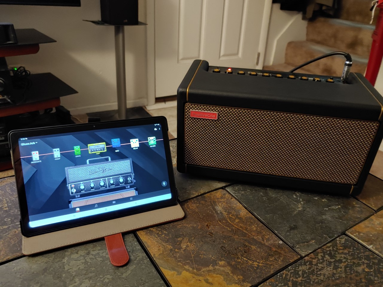 Positive Grid Spark Pearl Guitar Amplifier Electric, Bass and Acoustic Guitar 40-Watt Combo Practice Amp with Spark Mobile App customer photo 2