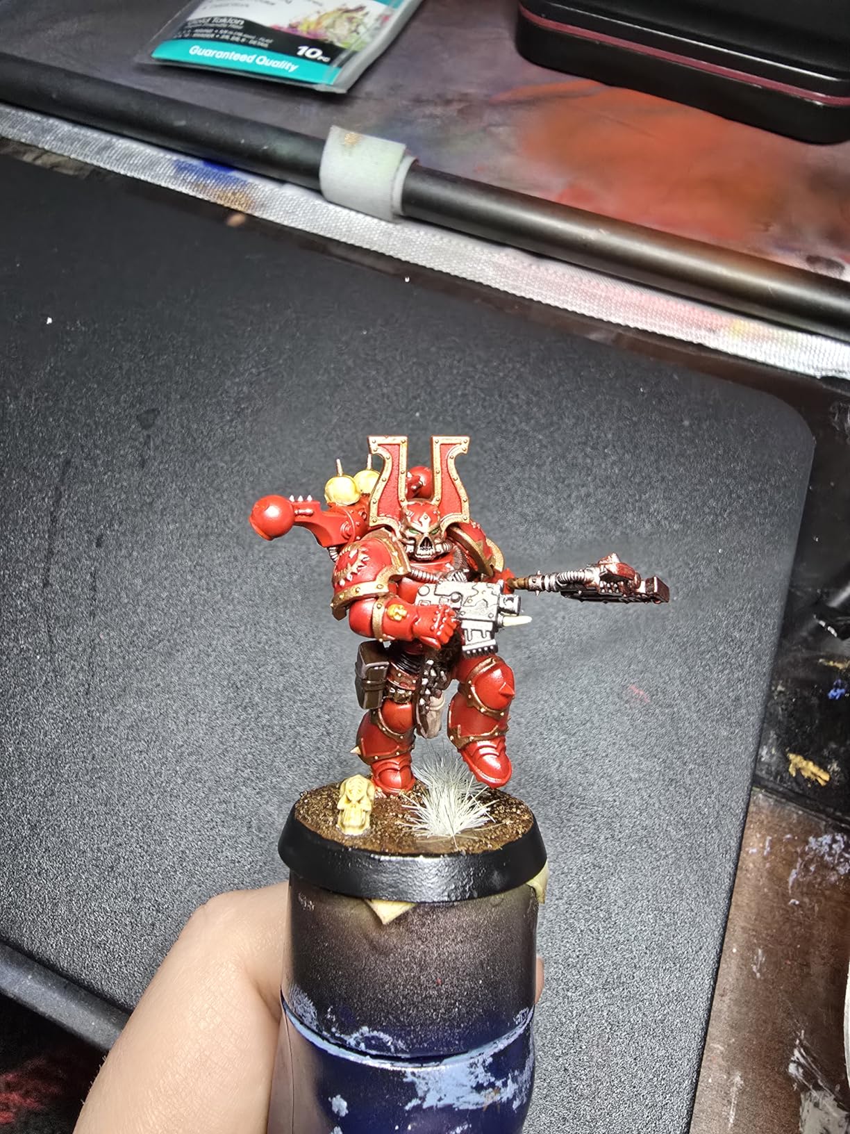 Redgrassgames RGG 360 V2 Painting Handle for Miniature - Blue Grey Putty Edition customer photo 1