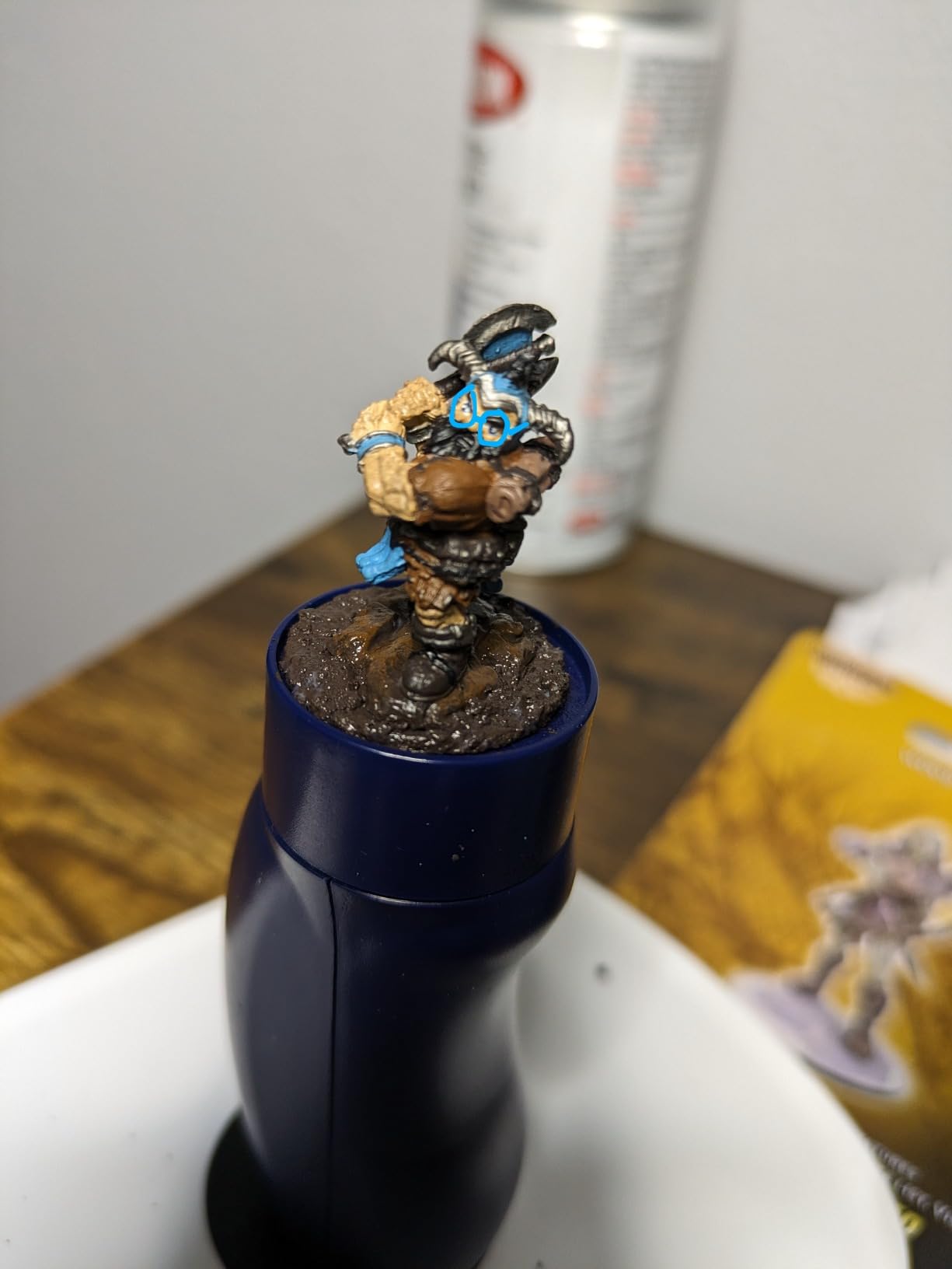 Redgrassgames RGG 360 V2 Painting Handle for Miniature - Blue Grey Putty Edition customer photo 2