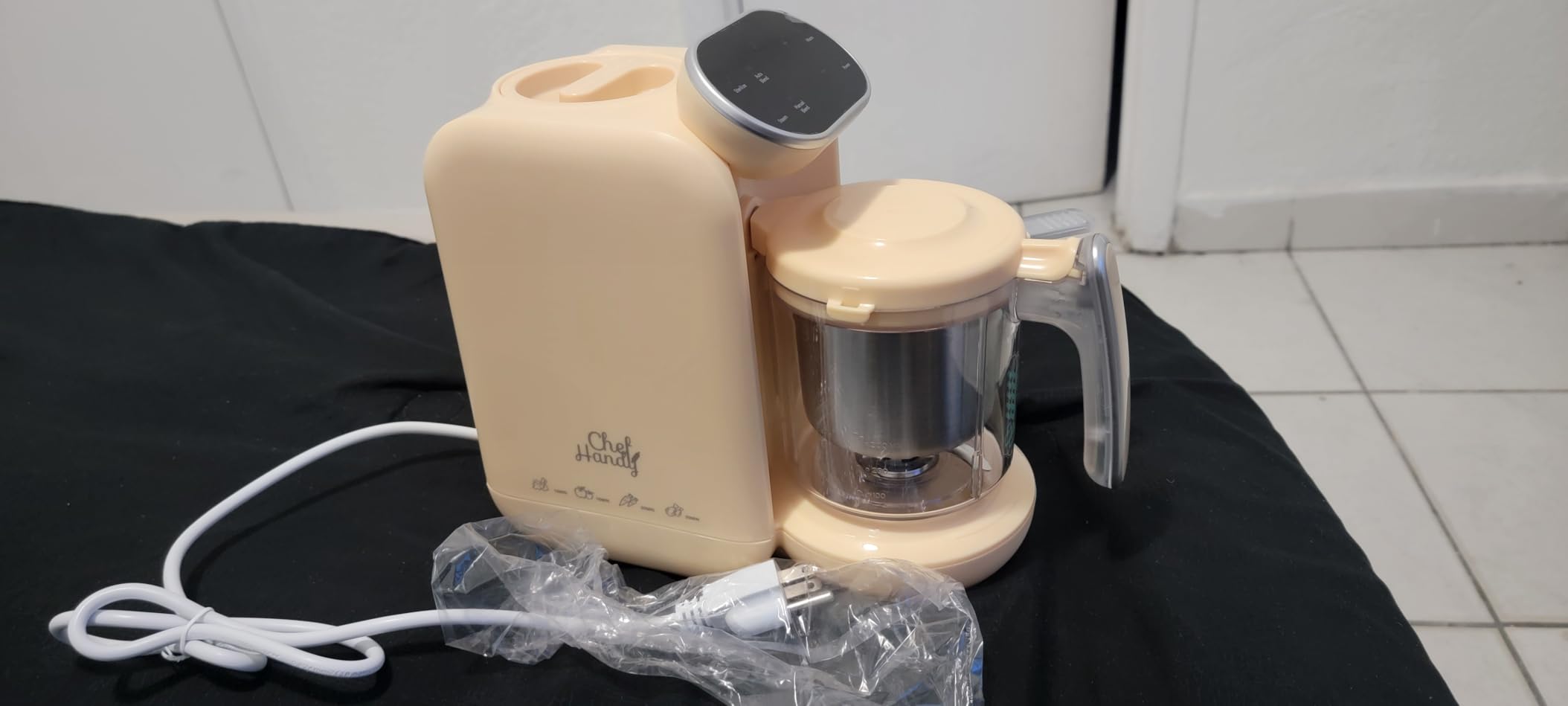 Chefhandy Baby Food Maker with Stainless Steel Steam Basket | 5-in-1 Baby Food Processor, Steamer & Blender for Homemade Baby Food, BPA-Free, 6 Reusable Pouches, Ideal for Newborns & Infants, Green customer photo 2