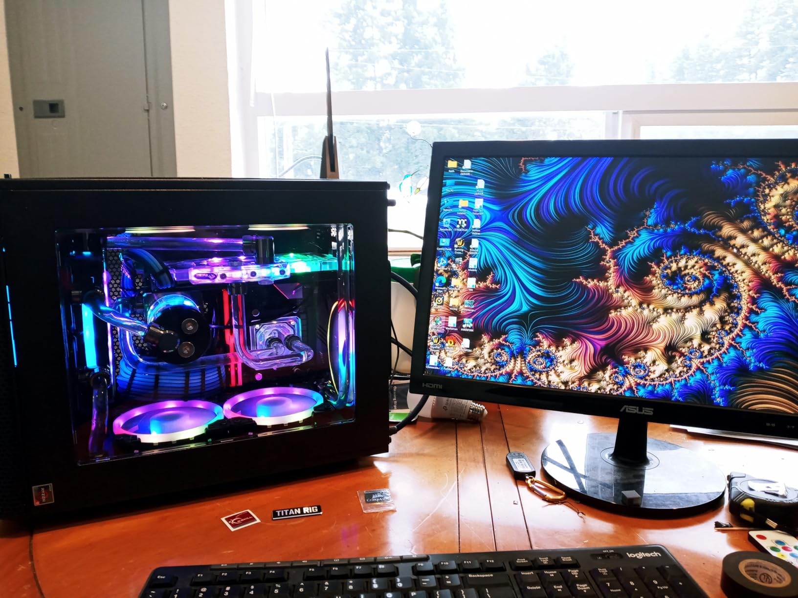 XSPC Pure Premix Distilled PC Coolant, 1 Liter, Clear customer photo 1