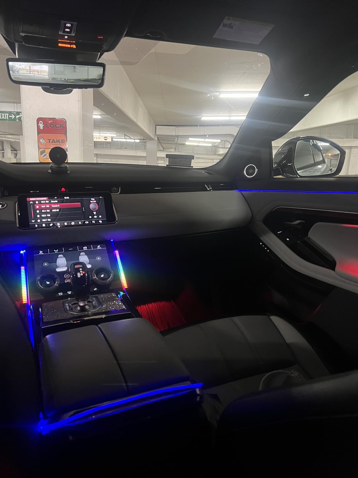 Soulpunk RGB Rechargeable Sound Control Light, Voice-Activated Pickup Music Rhythm Lights, Creative Colorful LED Ambient Light, with 15 Modes Music Sync 32-Bit Audio Spectrum for Car (4 Pack-App) customer photo 2