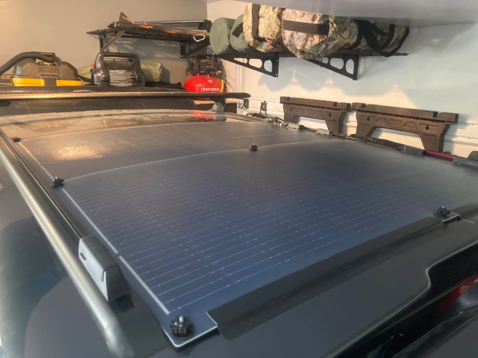 Renogy 100W Solar Panel 12V, Flexible Solar Panel 100 Watt 22% High-Efficiency, 240 Ultra Lightweight Solar Panels for Marine RV Cabin Van Car Boat Camping Curve Surfaces customer photo 1