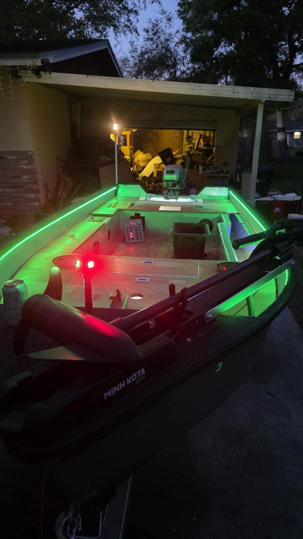 LED Boat Strip Lights, 32.8FT Marine Pontoon Led Lights, Waterproof Boats Interior Light, Under Gunnel Light, Boats Deck Lighting, Night Fishing Lighting for Pontoon Bass Fishing Yacht Kayak (White) customer photo 1