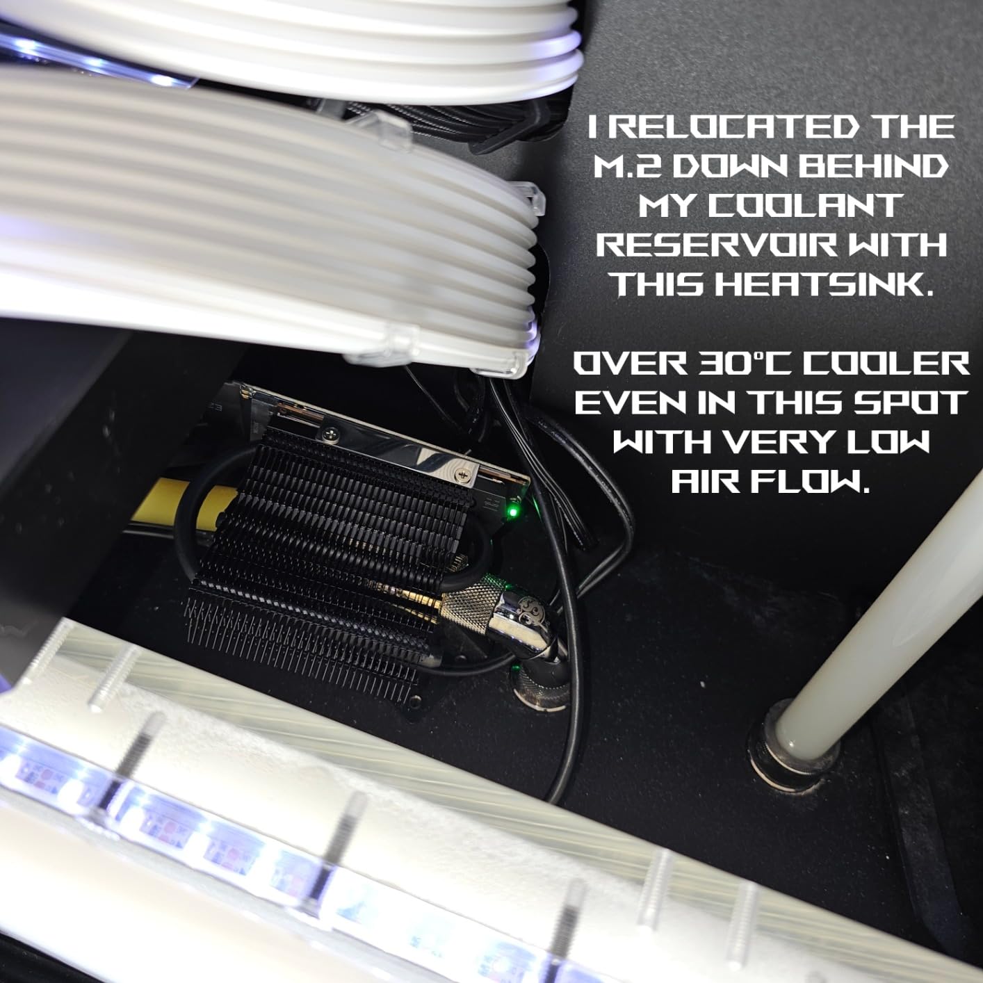 Thermalright HR-09 2280 SSD Heatsink, with Thermal Silicone Pad for M.2 SSD Hard Disk, Computer and PC, Contains a Heat Pipe, Double-Sided Heat Sink, Reflow Soldering Process customer photo 2