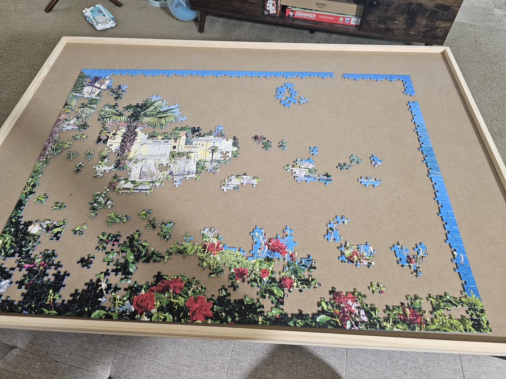 ALL4JIG 1500 Pieces Rotating Puzzle Board with 4 Drawers and Cover,25