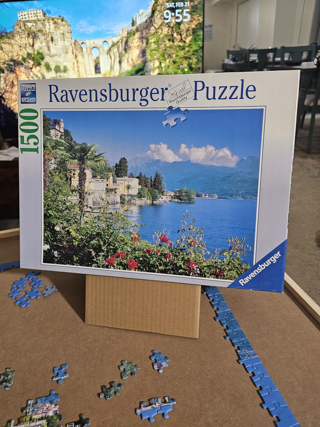 ALL4JIG 1500 Pieces Rotating Puzzle Board with 4 Drawers and Cover,25