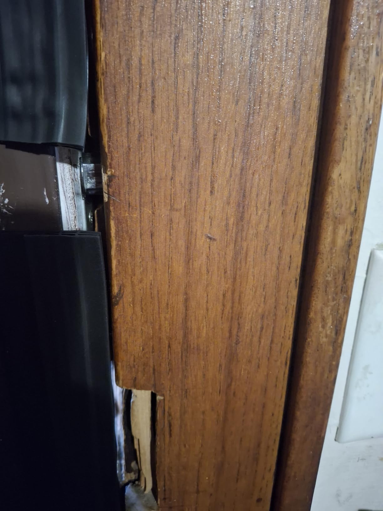 Hojoy 2 Pack Under Door Draft Stopper, Adjustable Door Sweep Anti-Collision Strong Adhesive Weather Stripping Tape Soundproof Draught Stoppers 2 W x 39 L, Black customer photo 2