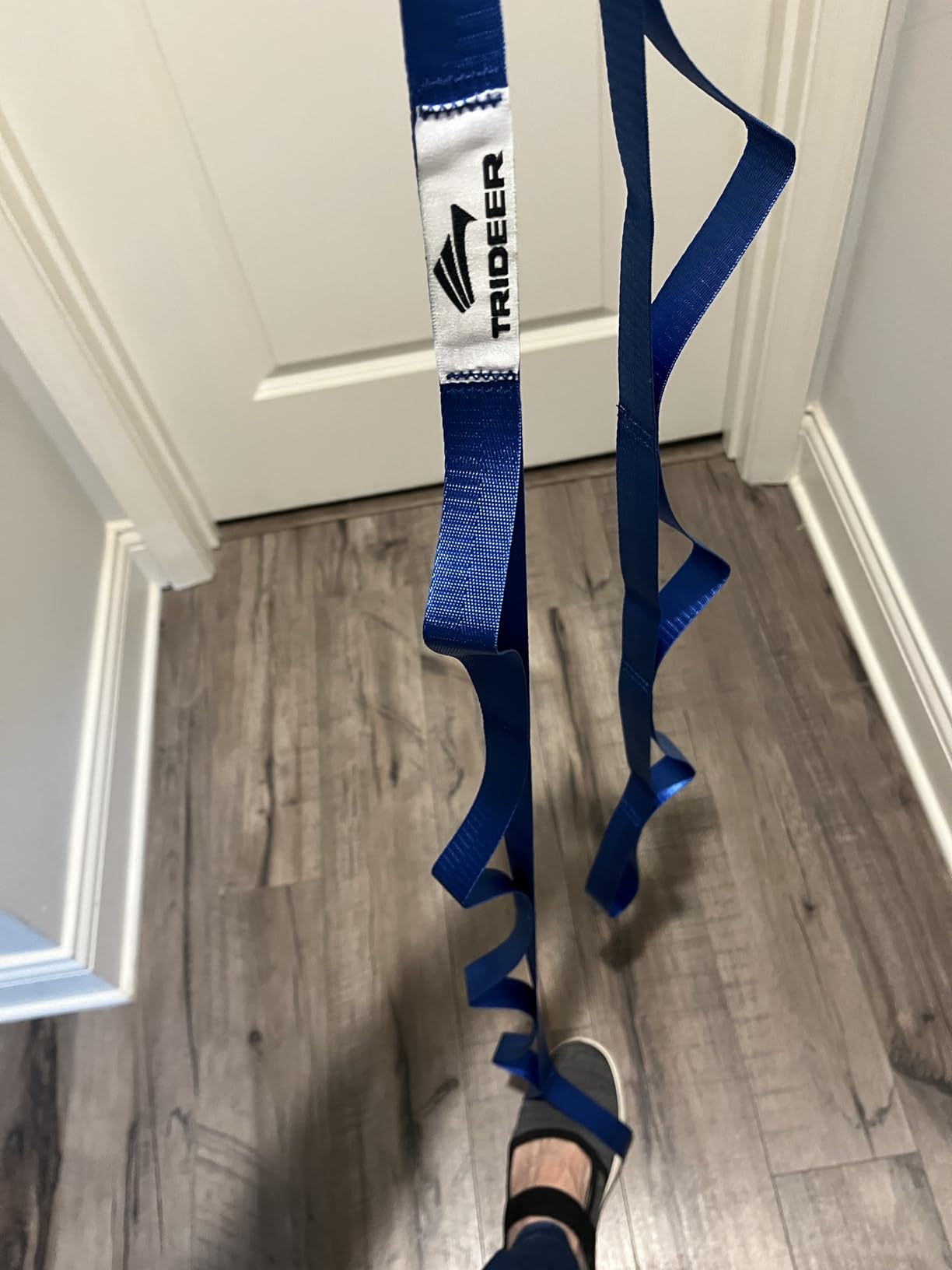 Trideer Stretching Strap for Physical Therapy & Home Rehab, Non-Elastic Yoga Stretch Strap with Loops for Mobility, Yoga & Pilates Stretching customer photo 2