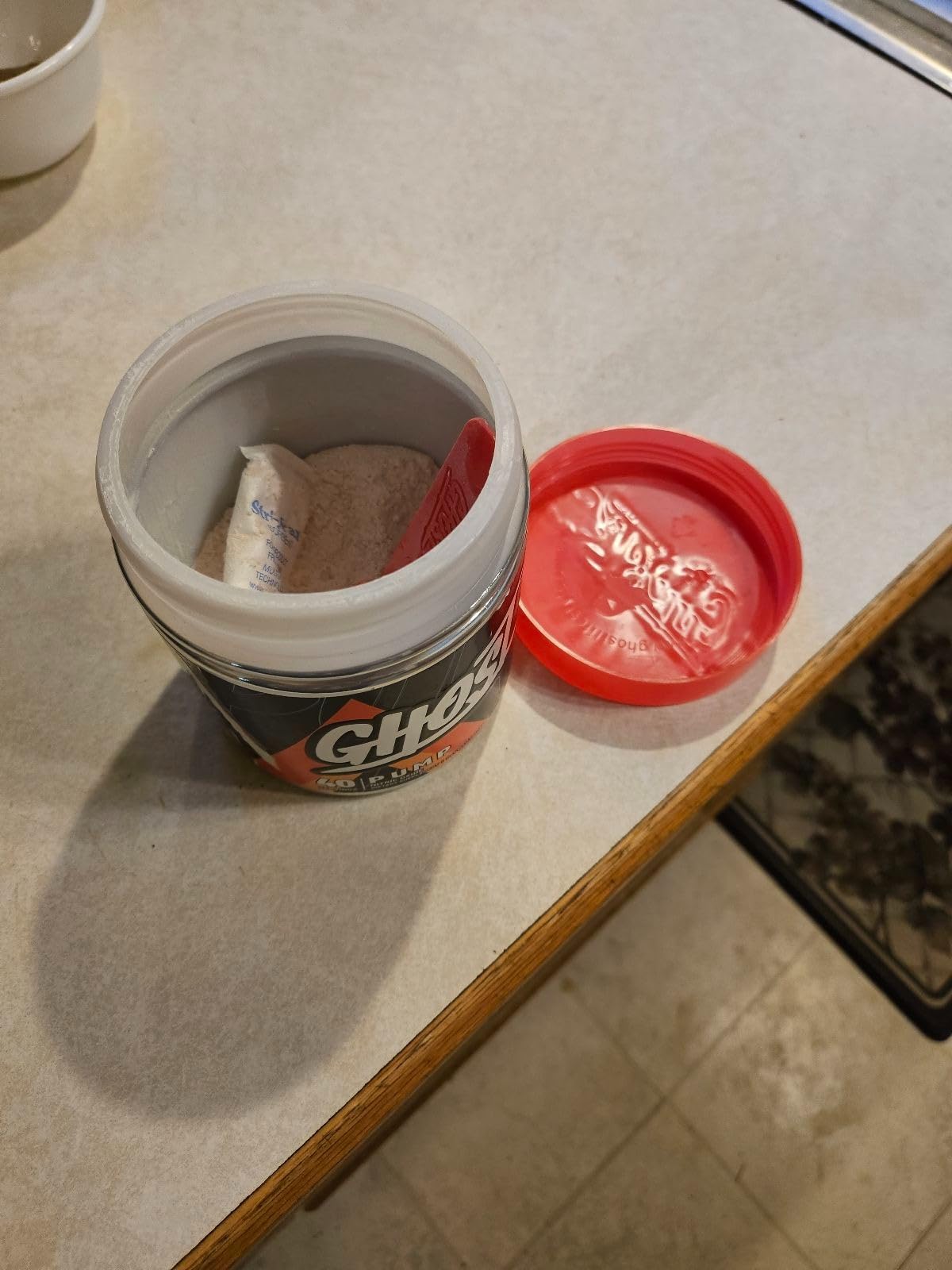 GHOST Pump Nitric Oxide Powder, Peach - 40 Servings - Sugar-Free & Stim-Free Pre-Workout Supplements - L-Citrulline, Arginine Nitrate & L-Glutathione - Soy & Gluten-Free, Vegan customer photo 1