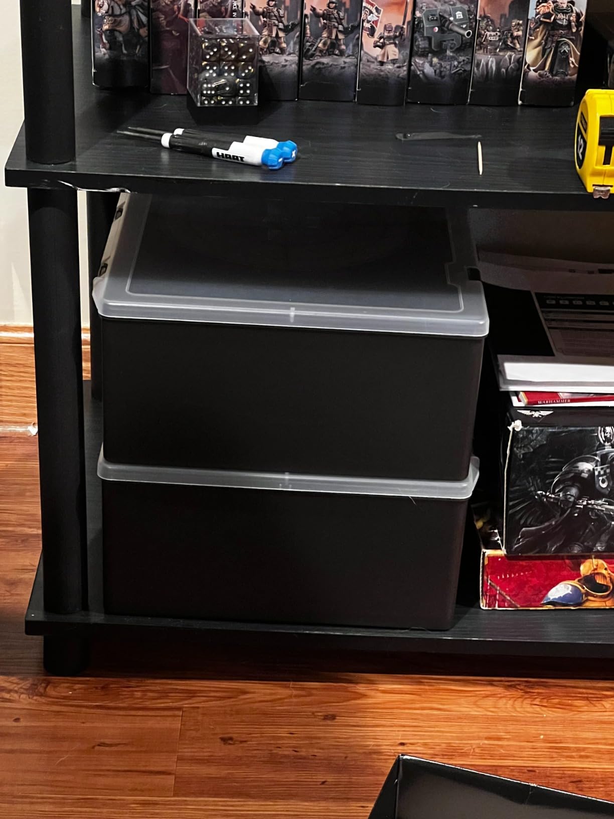 Miniature Storage Sturdy Carrying Figure Case -108 Slot Figurine Minature Carrying Case Compatible with D&D and More (blackness) customer photo 2